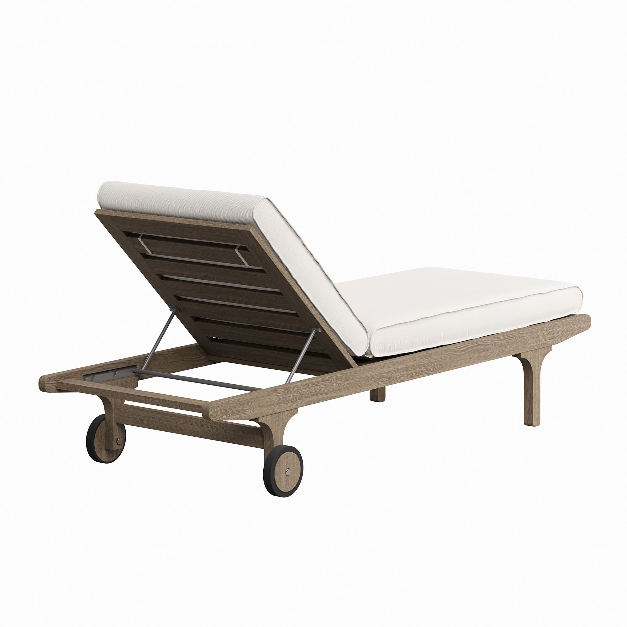 Saratoga Outdoor Patio Teak Chaise Lounge Chair