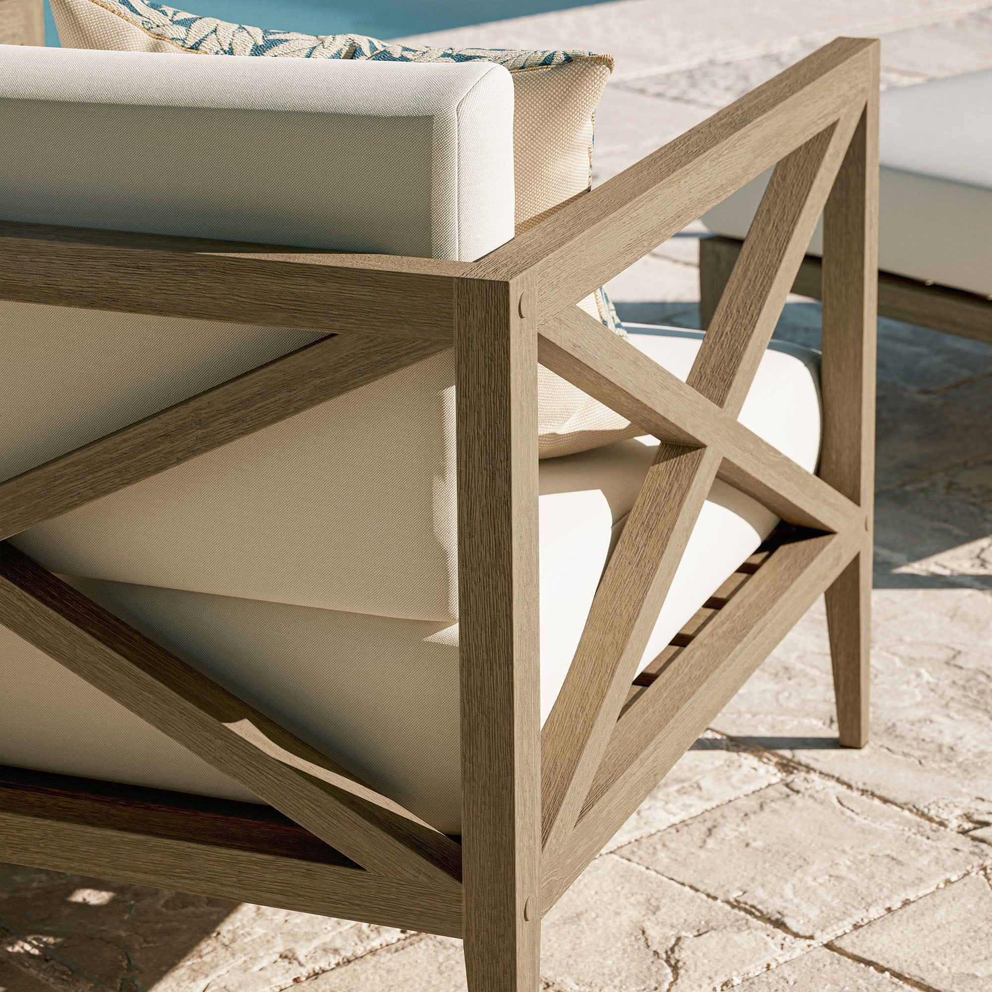 Northlake Outdoor Patio Teak Armchair