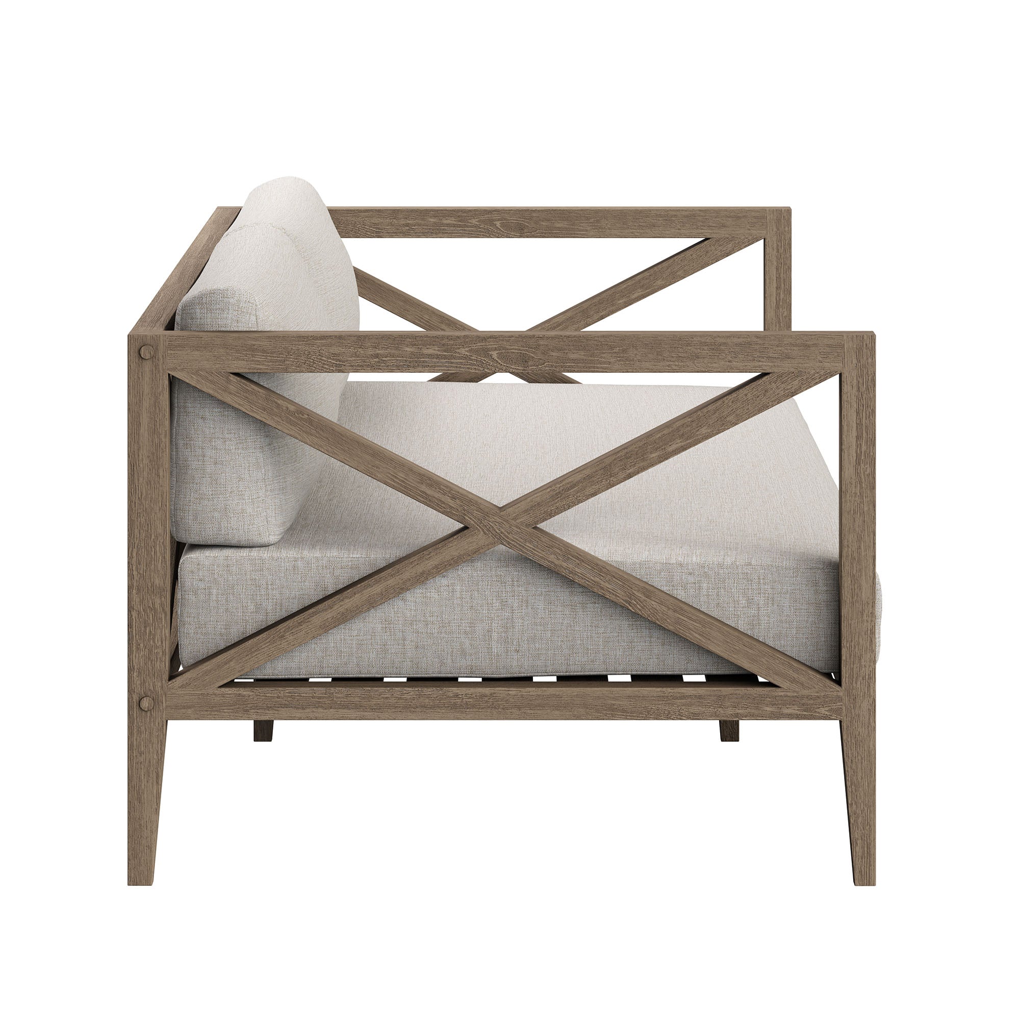 Northlake Outdoor Patio Teak Loveseat