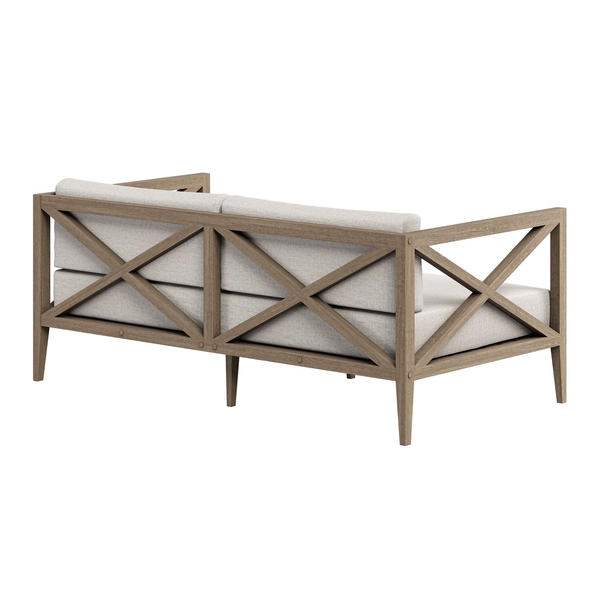Northlake Outdoor Patio Teak Loveseat