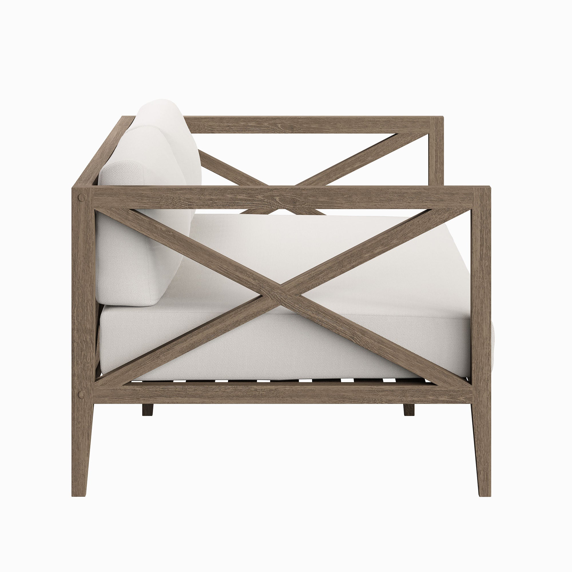 Northlake Outdoor Patio Teak Loveseat