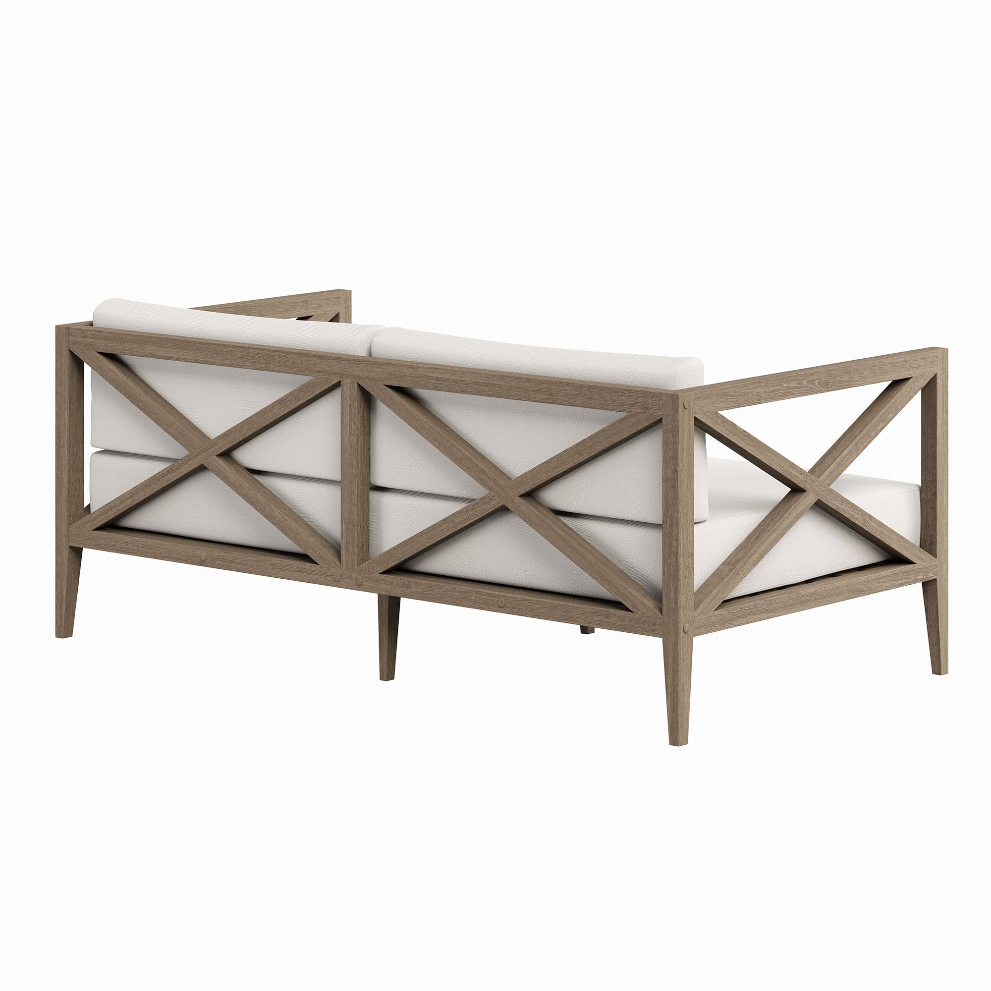 Northlake Outdoor Patio Teak Loveseat