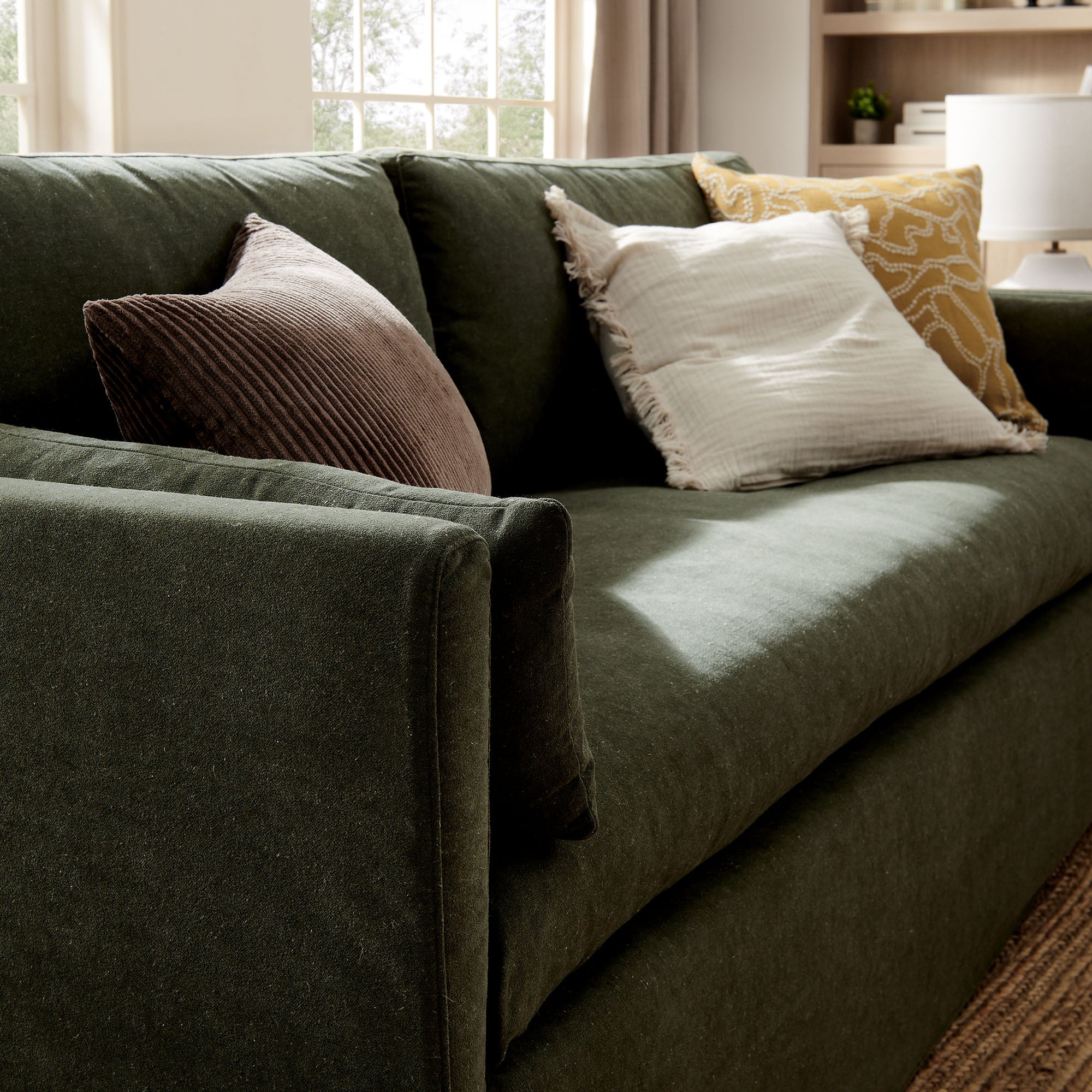 Wellfleet 85" Slipcovered Fabric Sofa