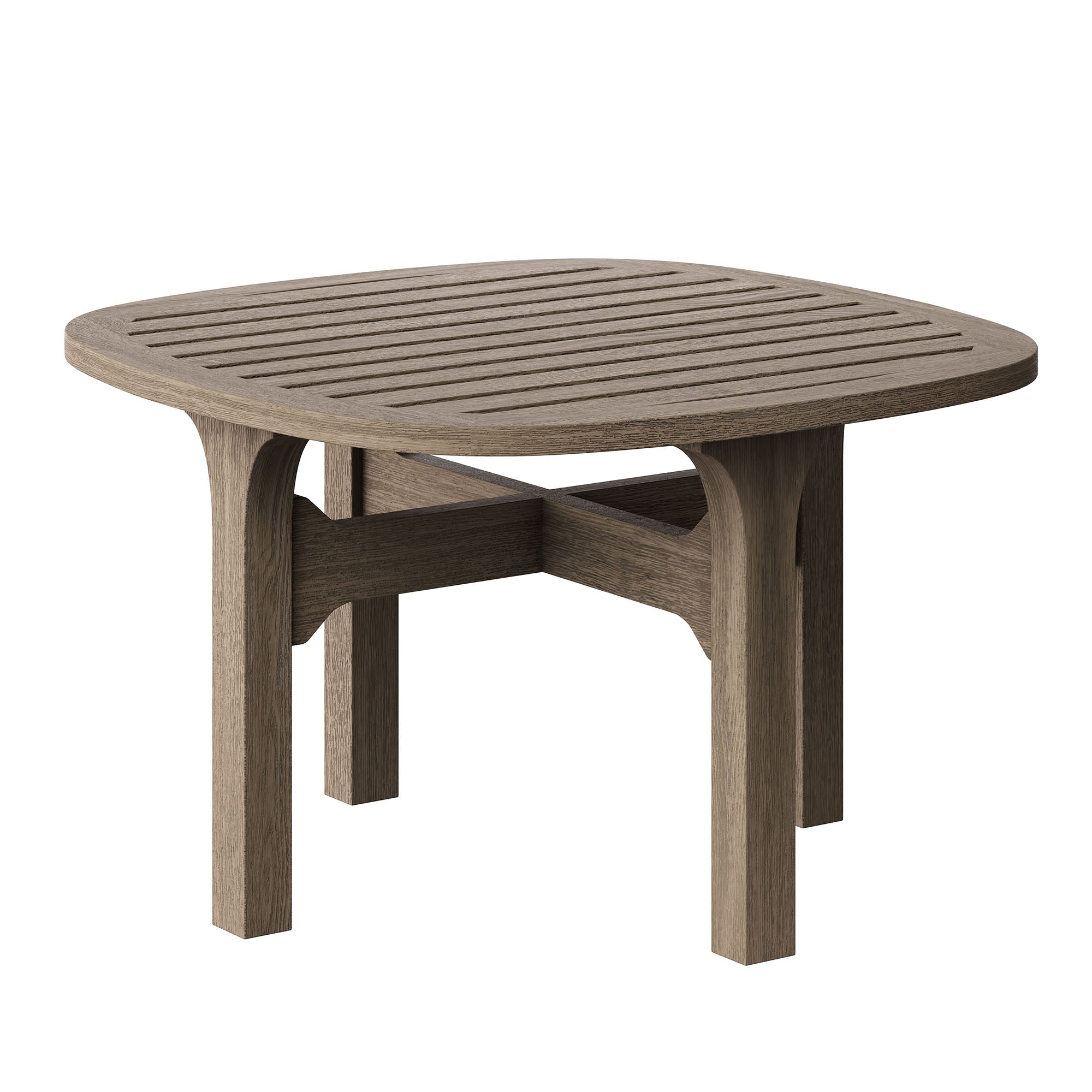 Saratoga 4-Piece Outdoor Patio Teak Wood Furniture Set