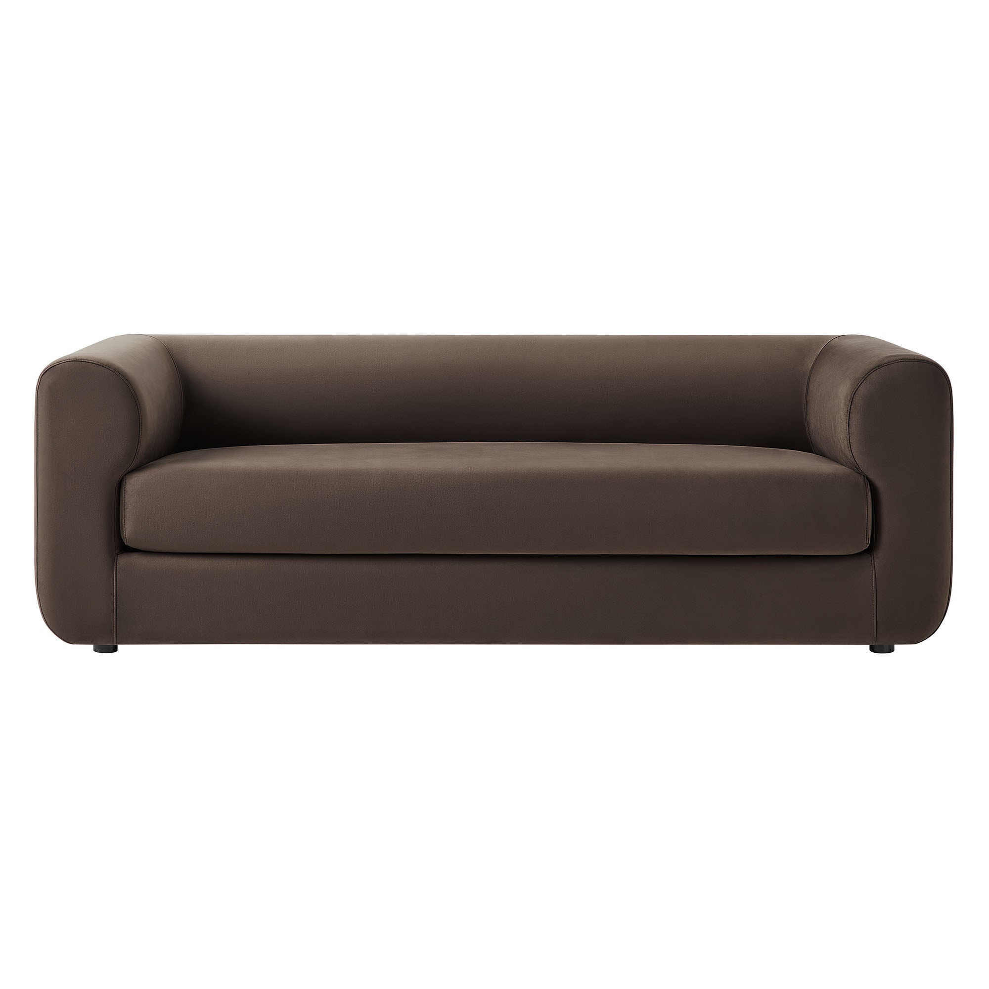 Leif 89" Performance Velvet Upholstered Sofa