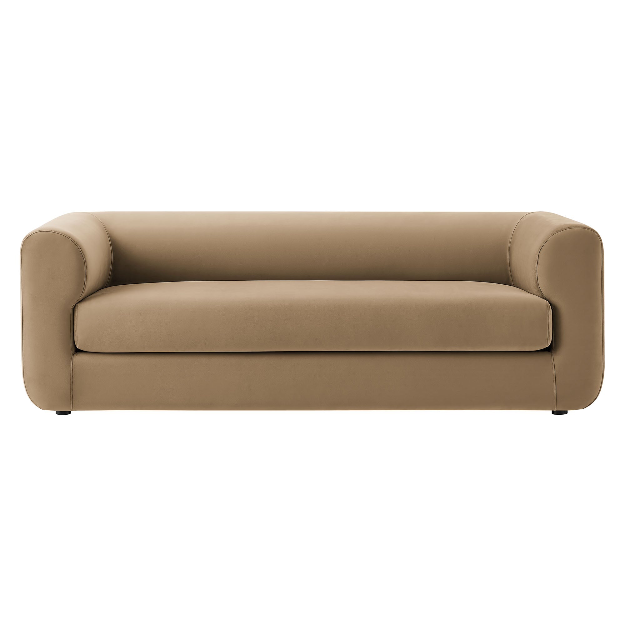 Leif 89" Performance Velvet Upholstered Sofa