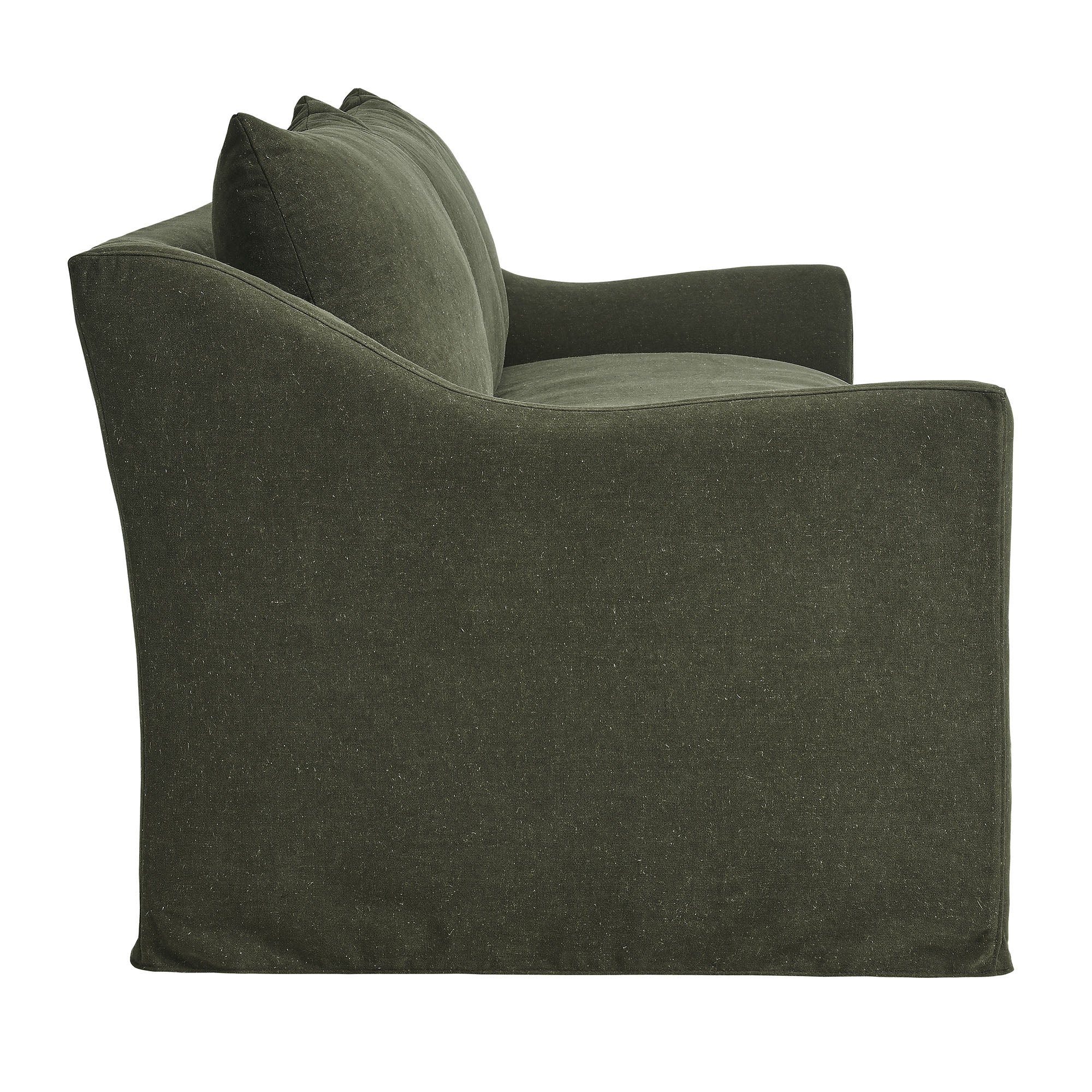 Somerset 92" Linen Blend Slipcovered Sofa