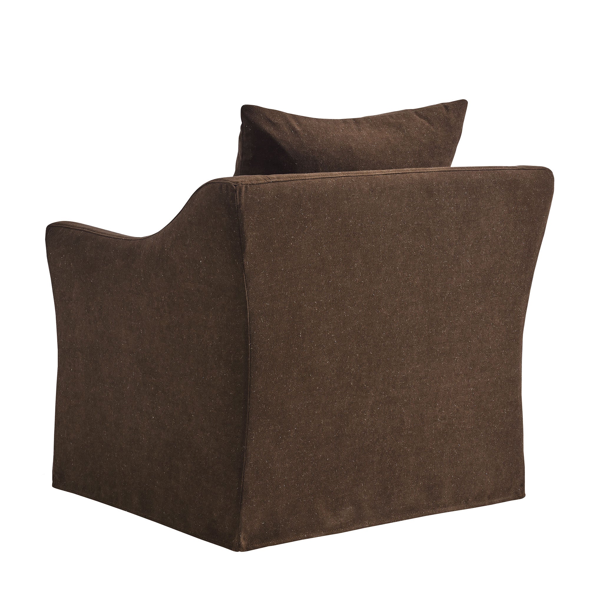 Somerset Linen Blend Slipcovered Armchair