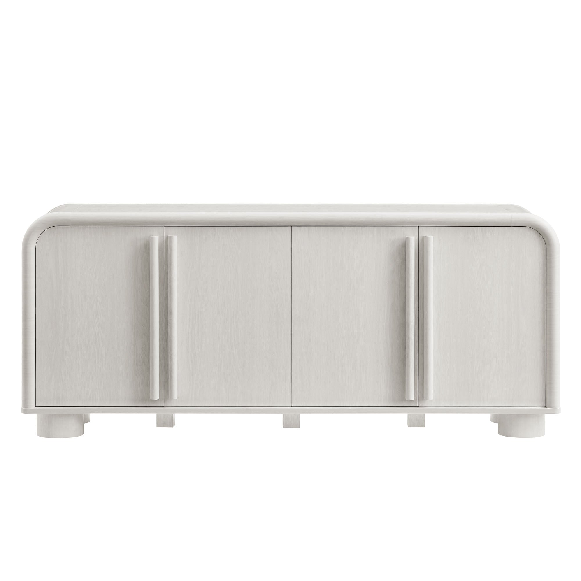 Bellamy Curved 4-Door Sideboard Cabinet