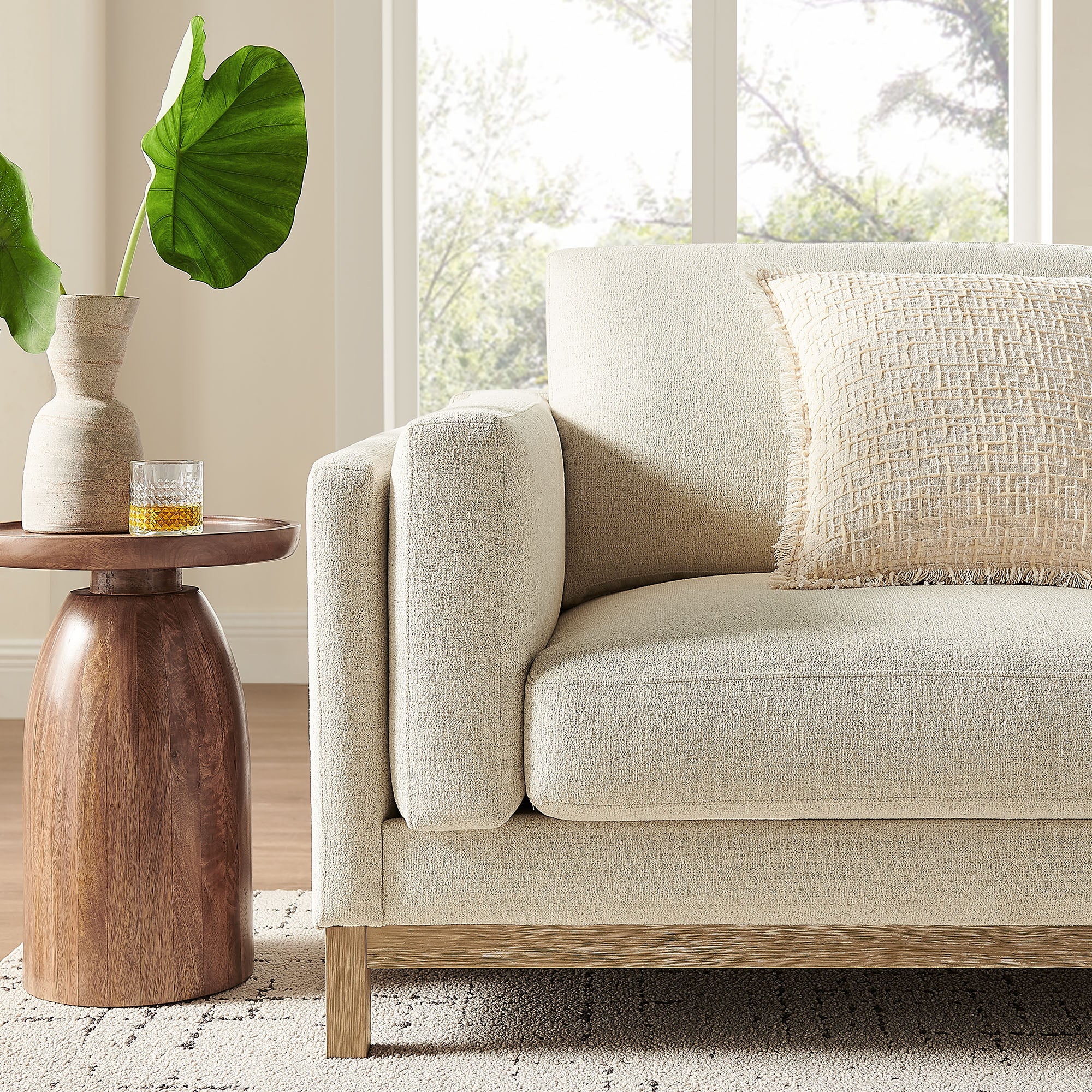 Roscoe 81 inch Fabric Sofa