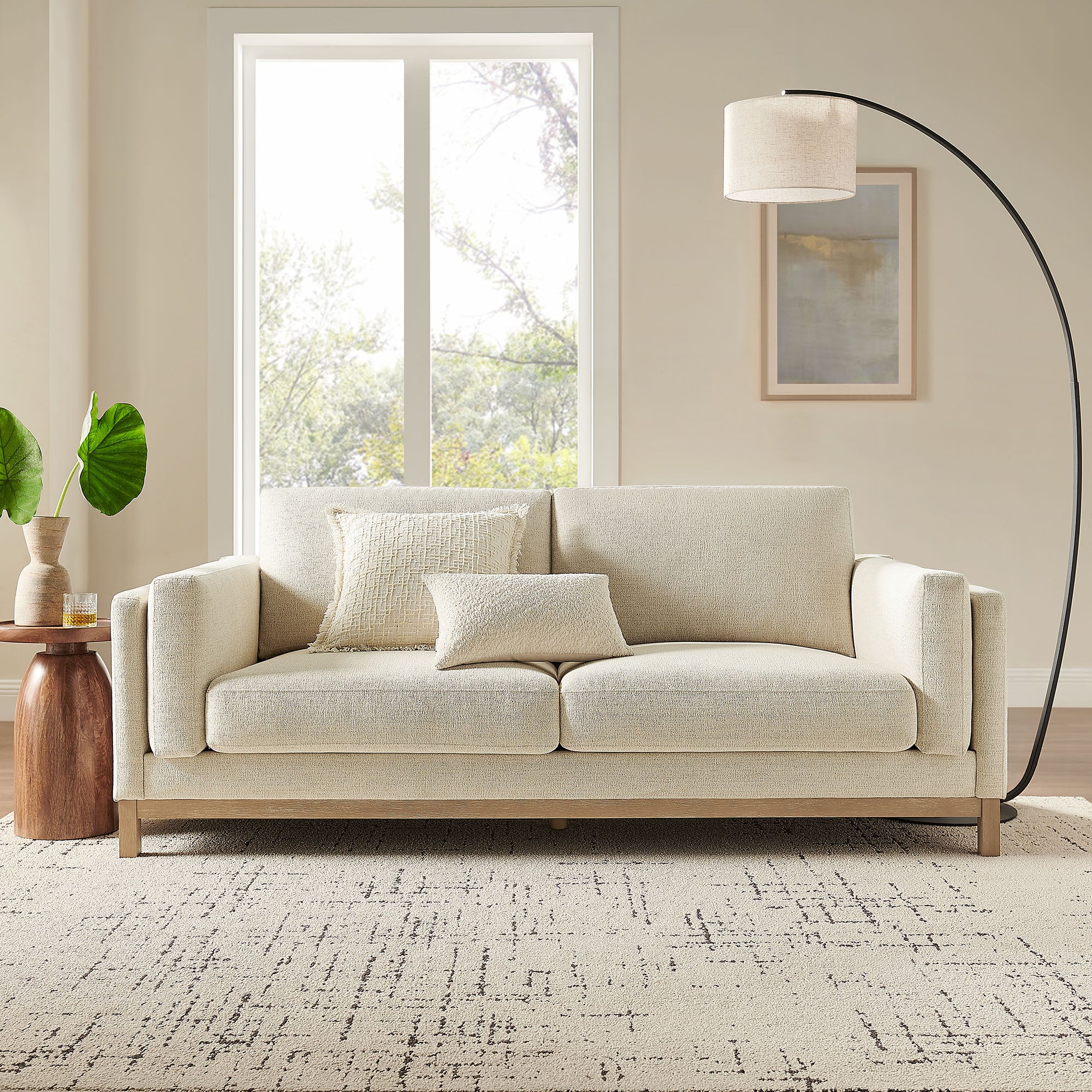 Roscoe 81 inch Fabric Sofa