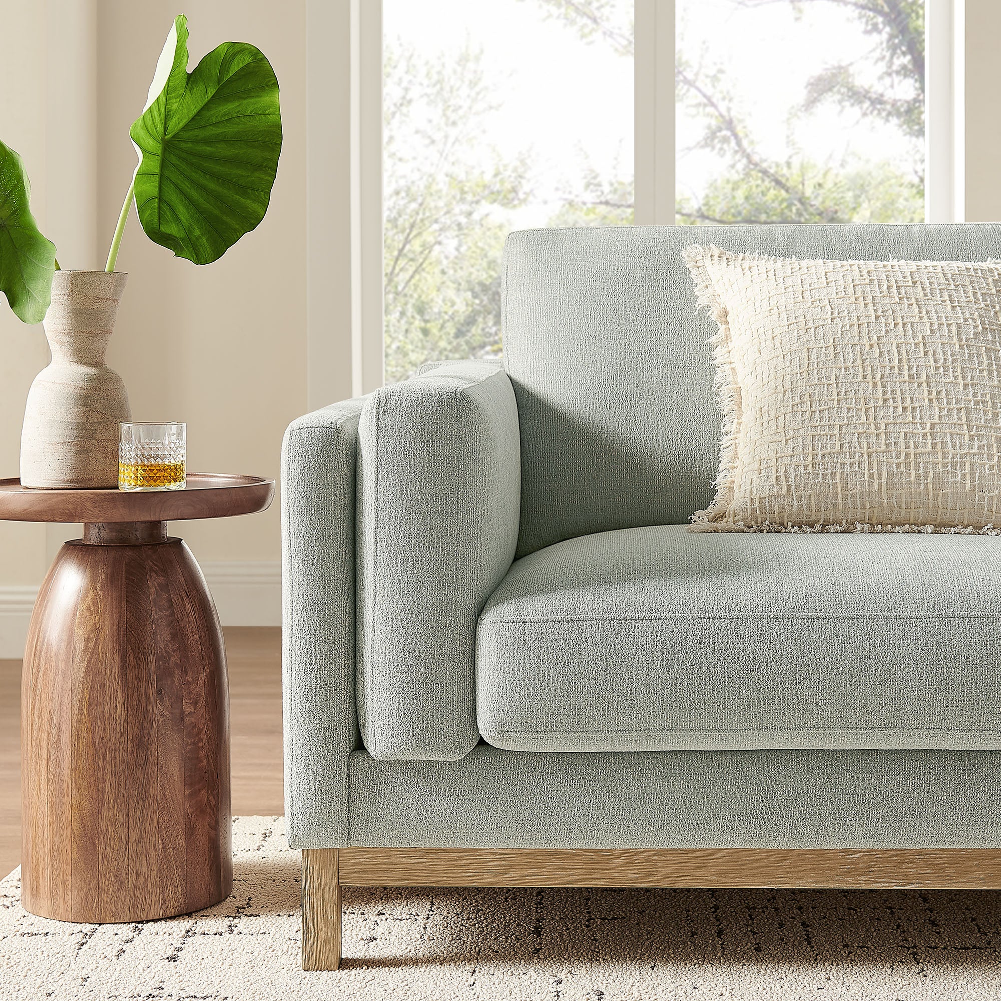 Roscoe 81 inch Fabric Sofa