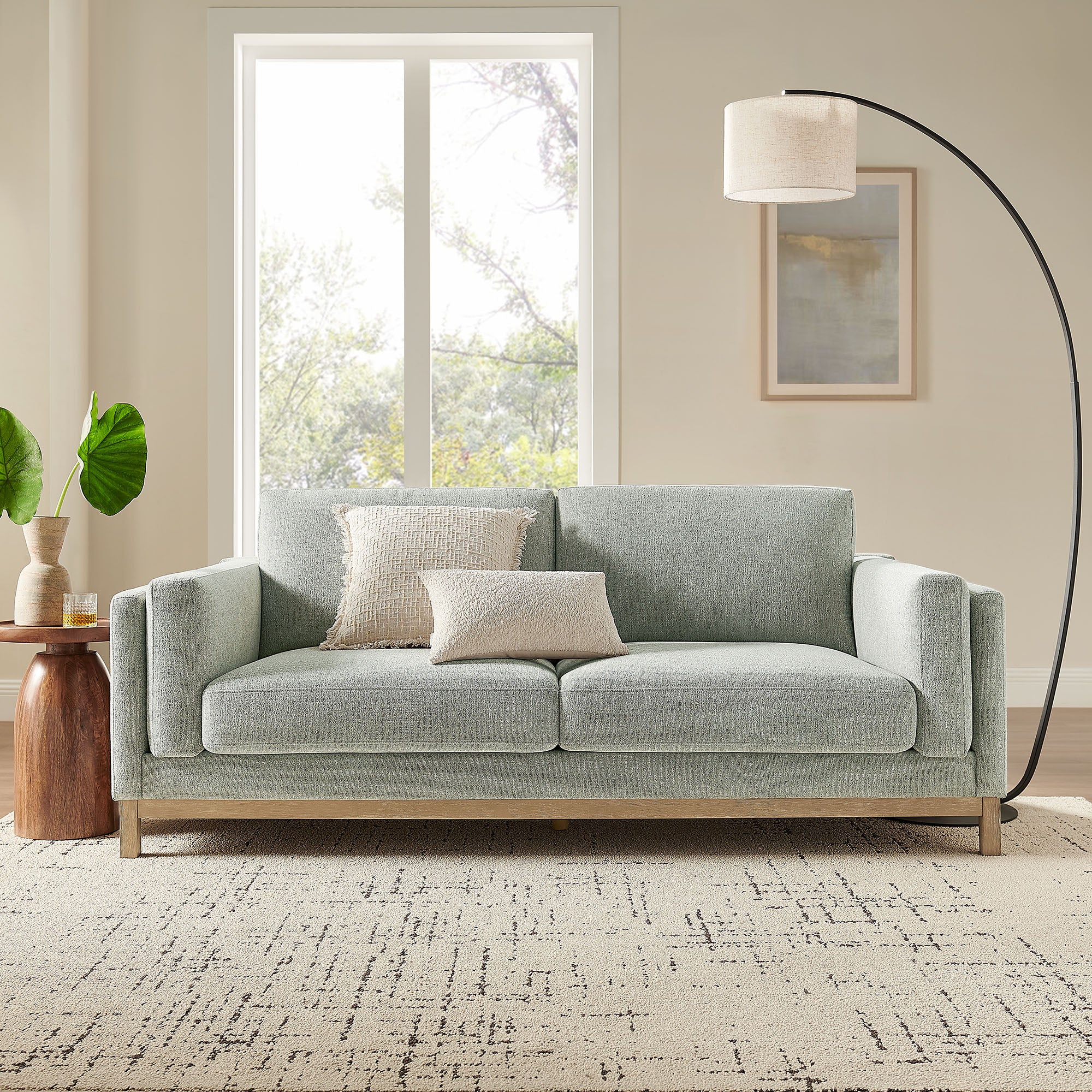 Roscoe 81 inch Fabric Sofa