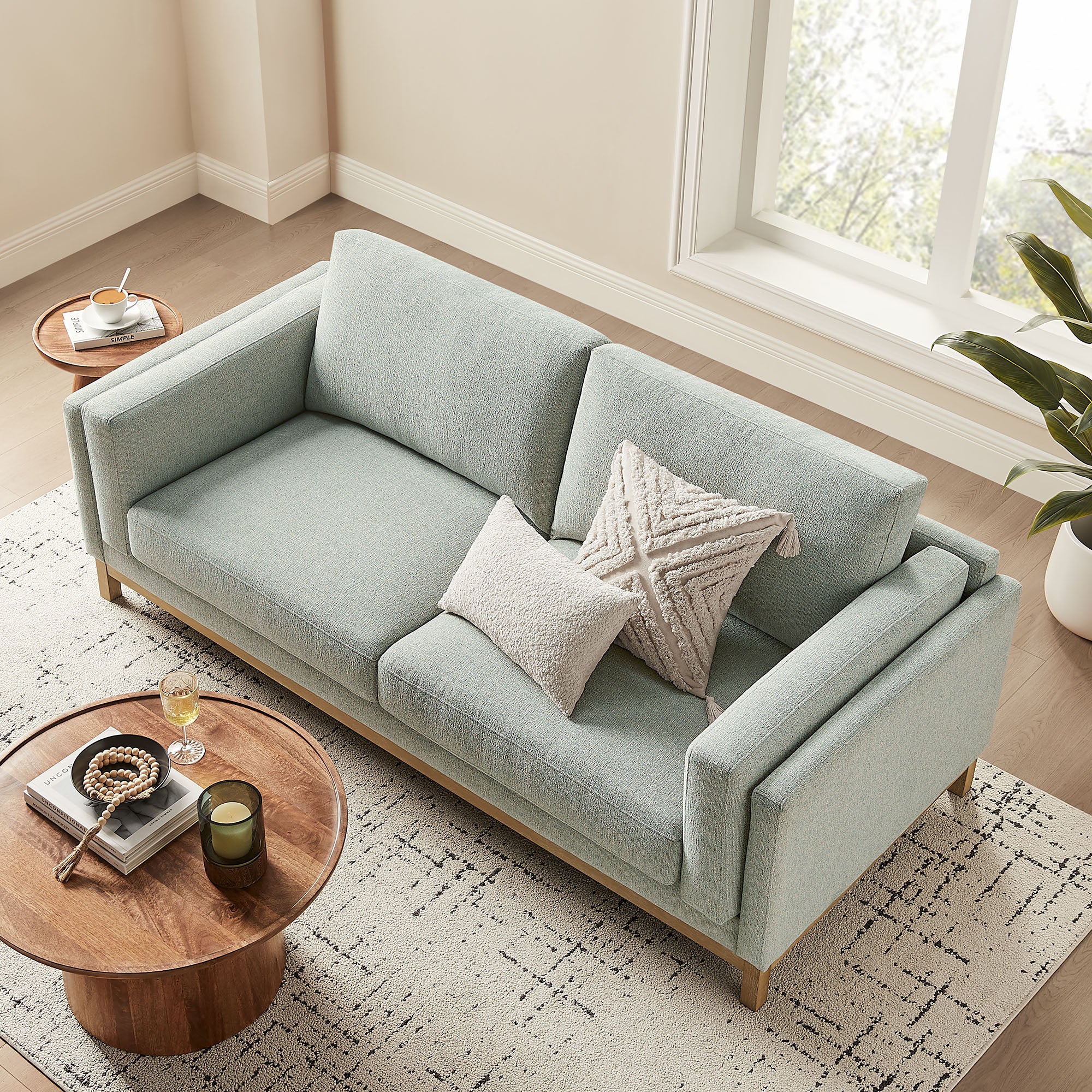 Roscoe 81 inch Fabric Sofa