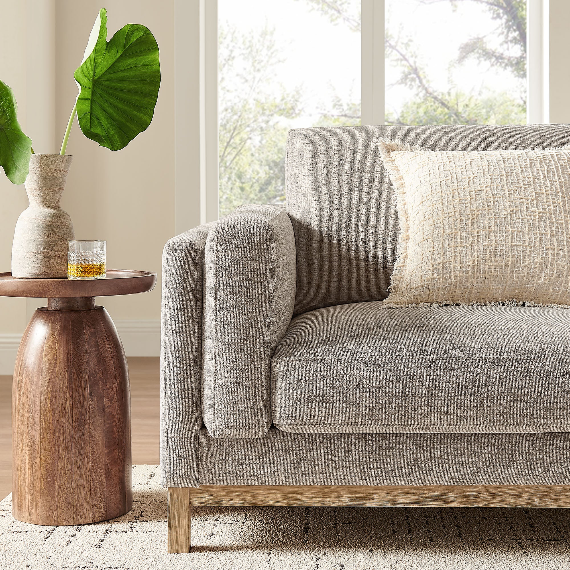 Roscoe 81 inch Fabric Sofa