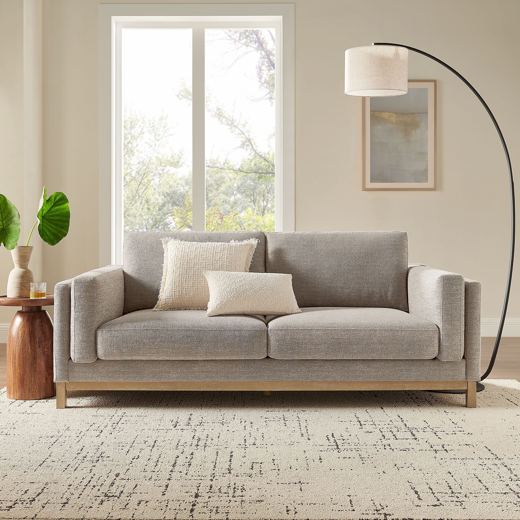 Roscoe 81 inch Fabric Sofa