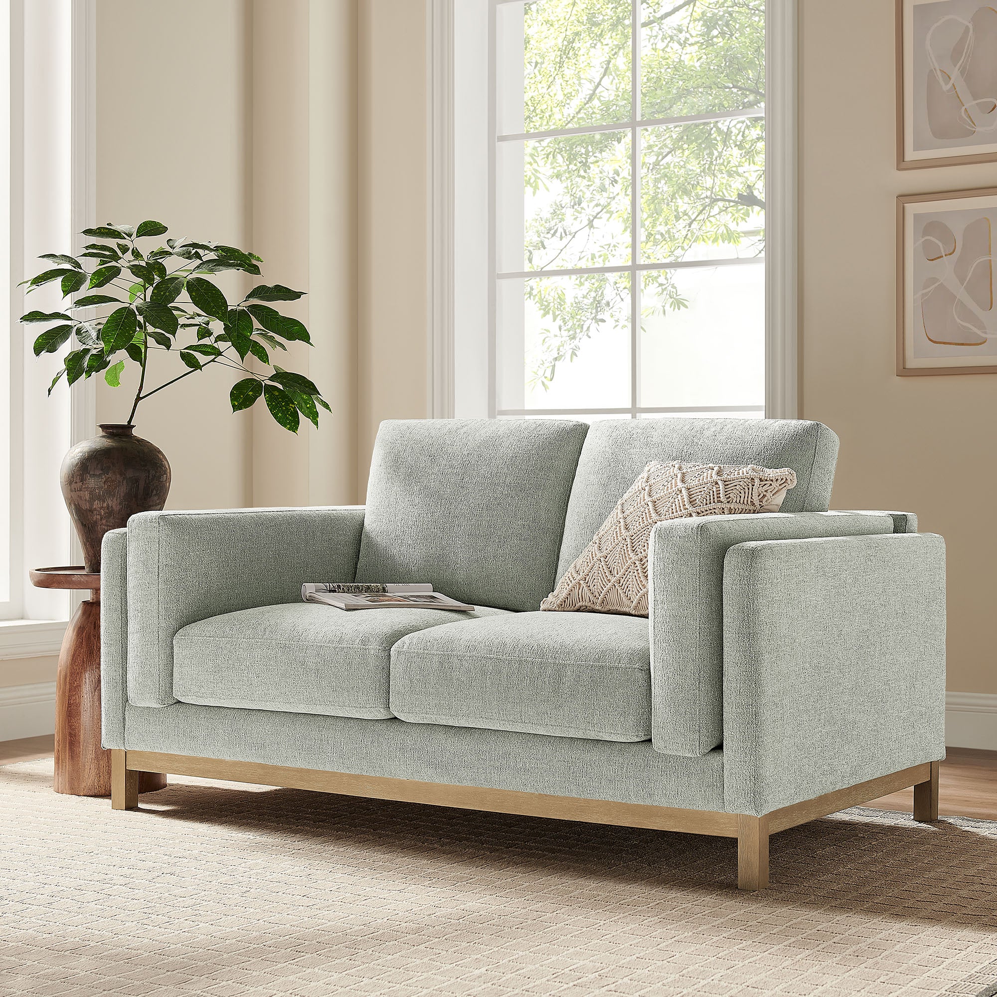 Roscoe 63 inch Fabric Loveseat