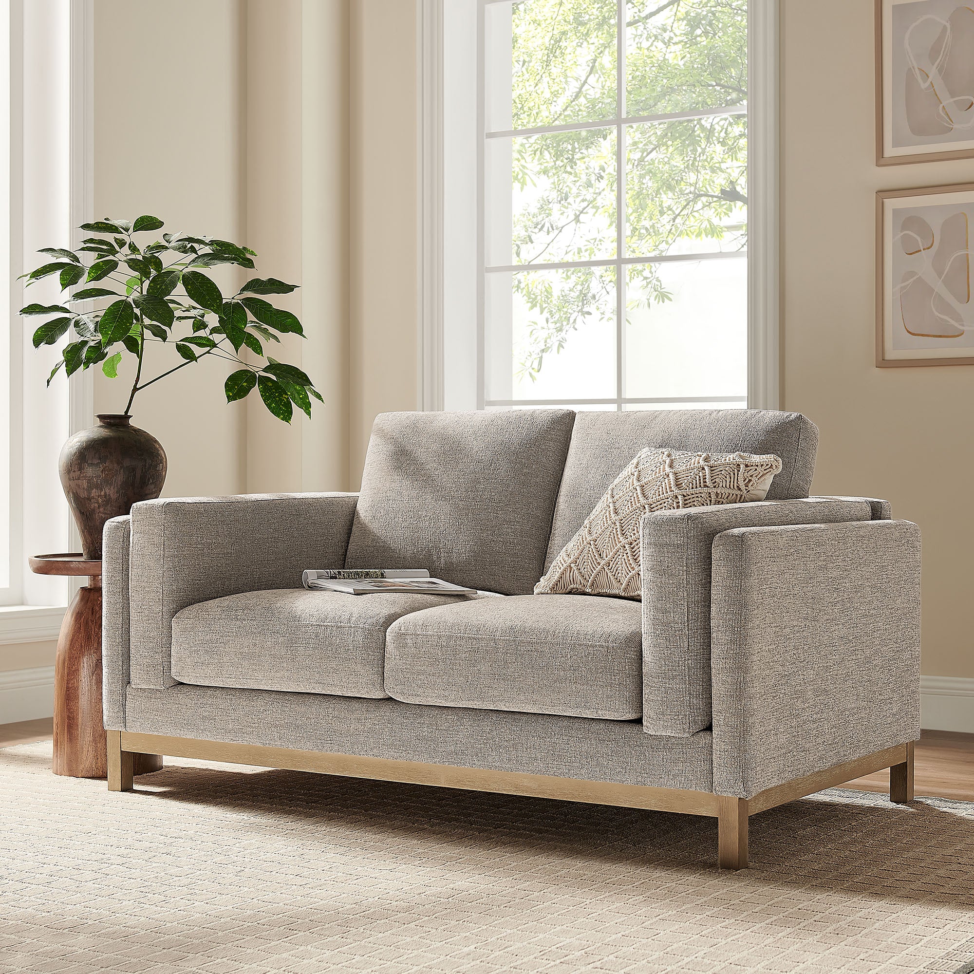 Roscoe 63 inch Fabric Loveseat