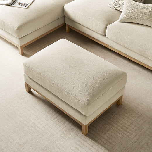 Roscoe Fabric Ottoman