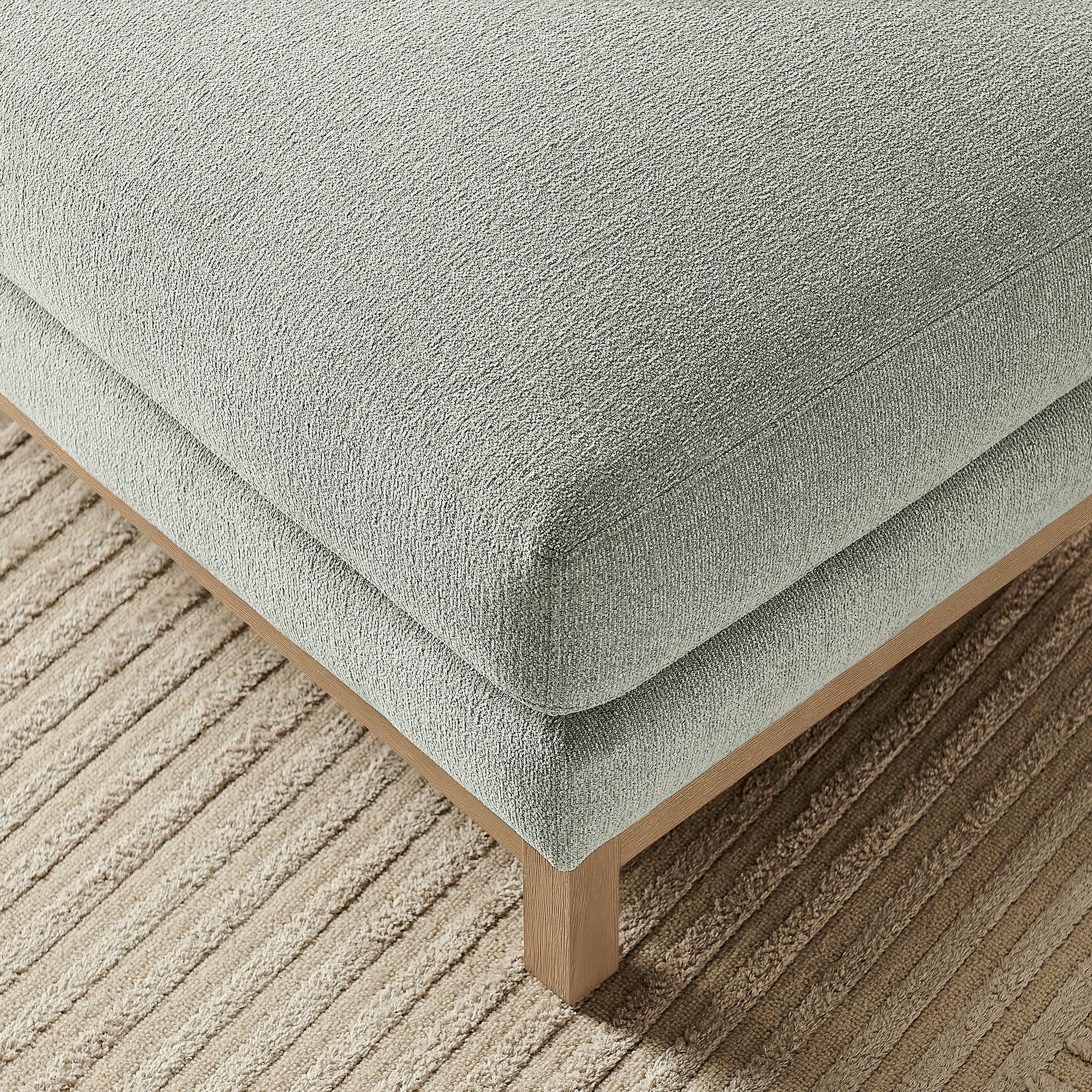 Roscoe Fabric Ottoman