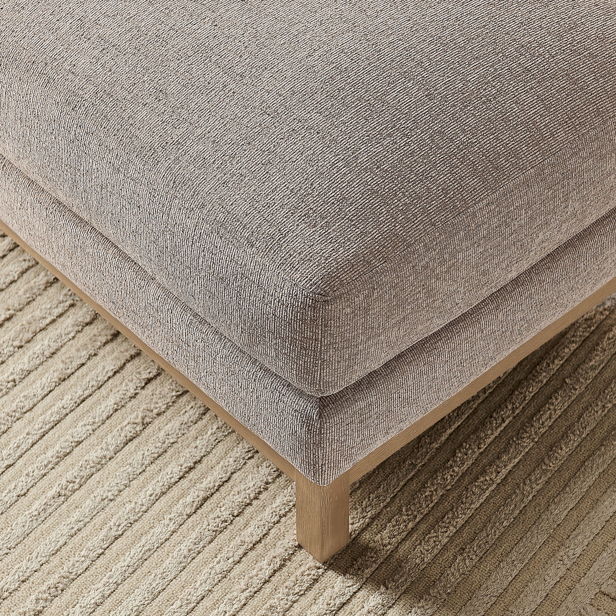 Roscoe Fabric Ottoman