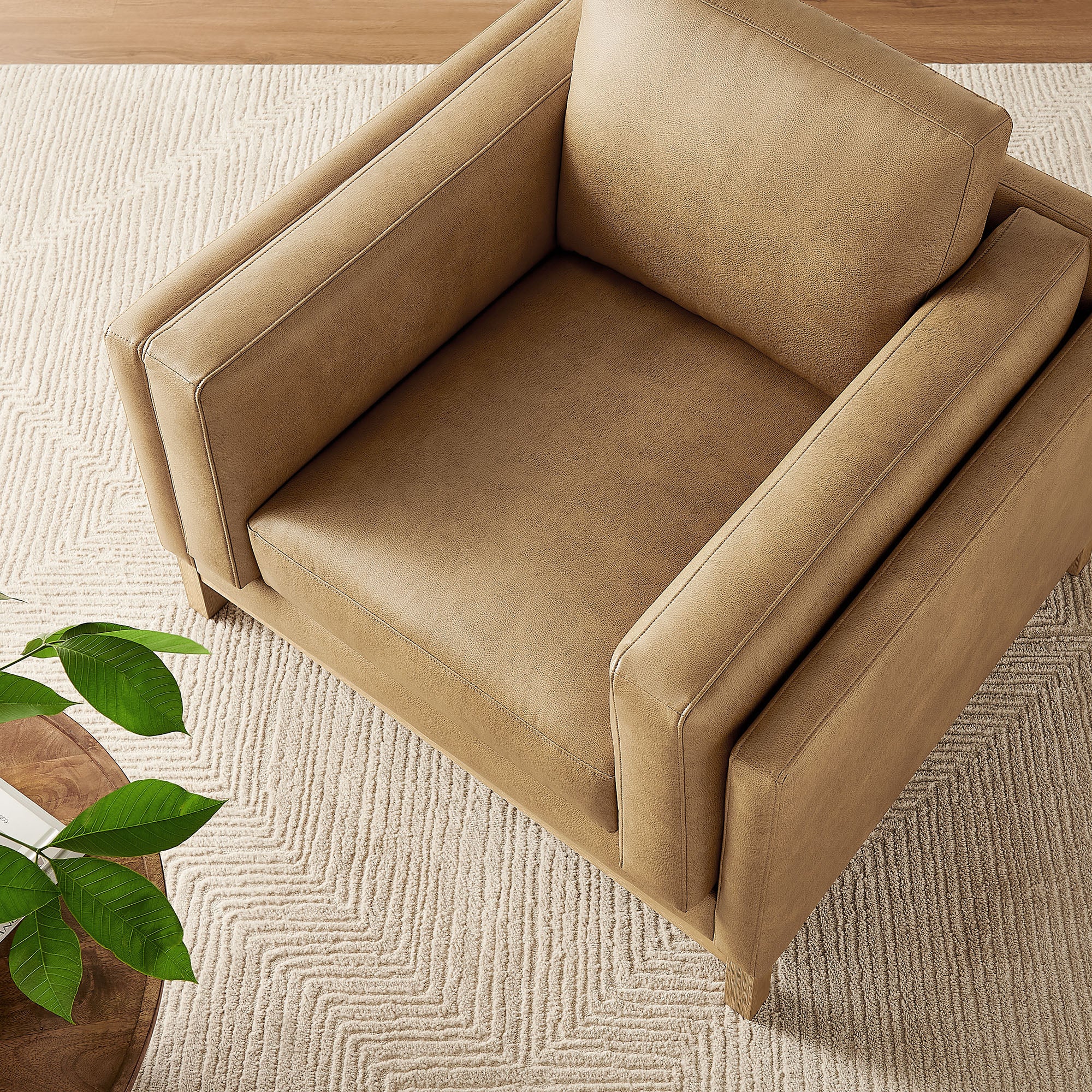 Roscoe Vegan Leather Armchair