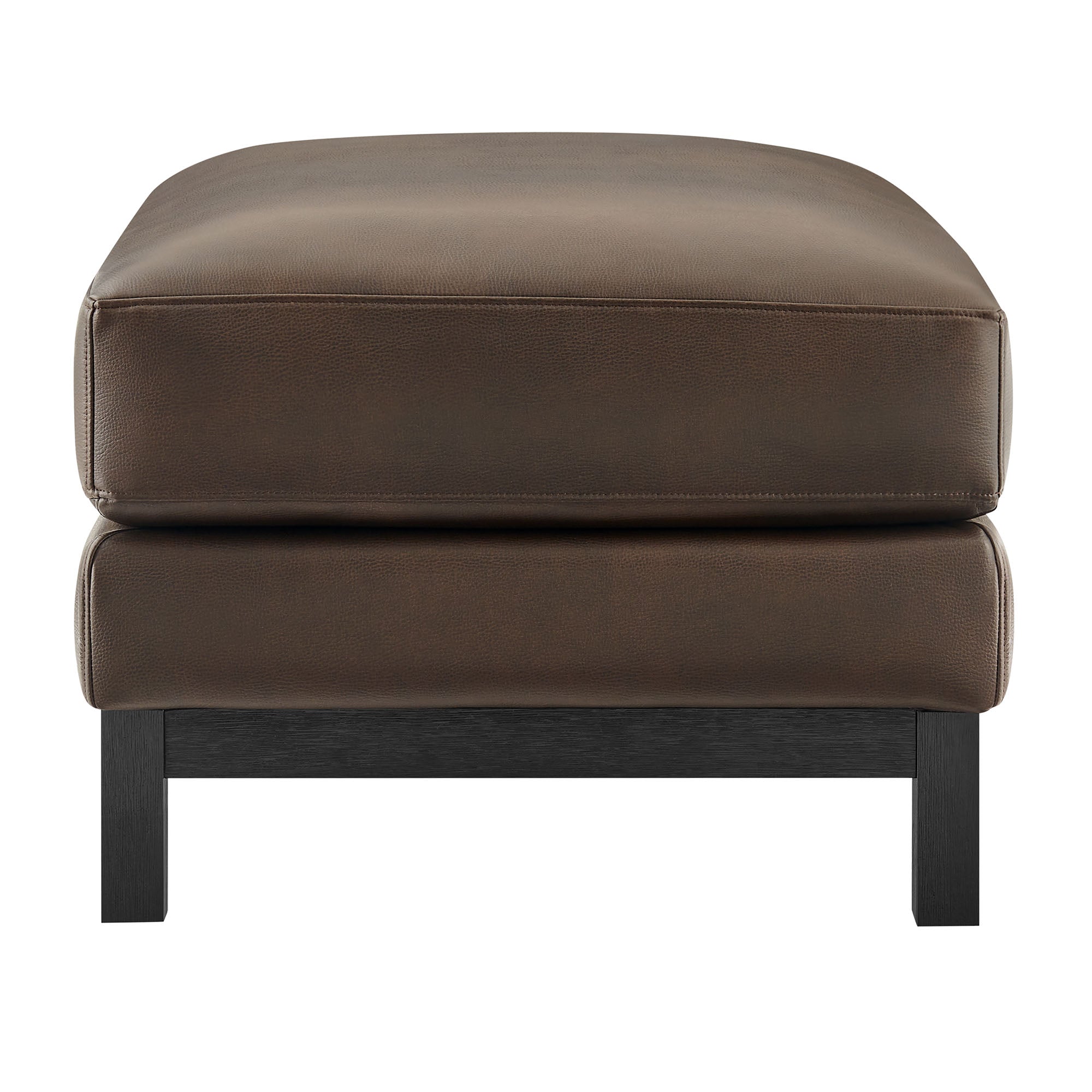 Roscoe Vegan Leather Ottoman