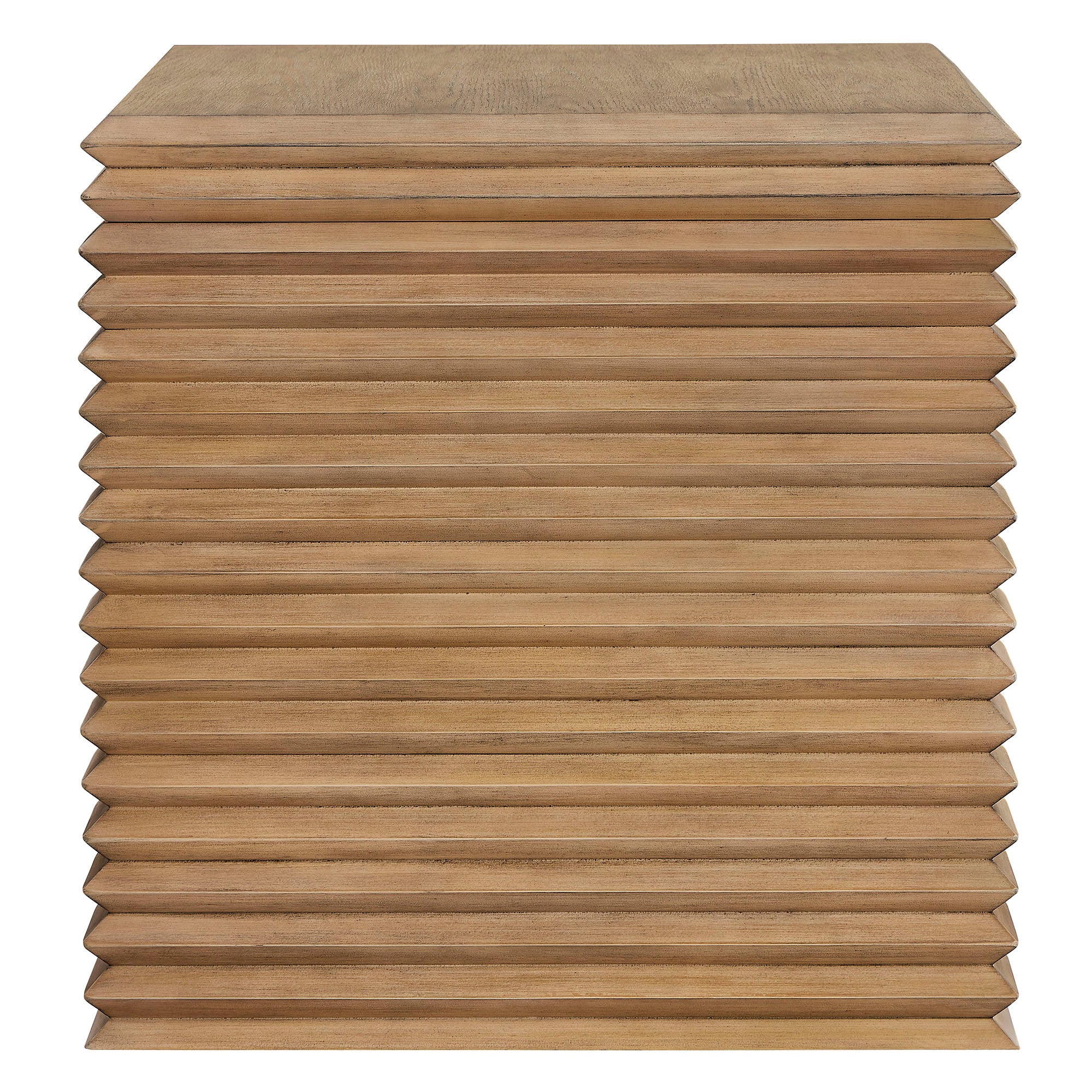 Canto Square 24" Stacked Design End Table