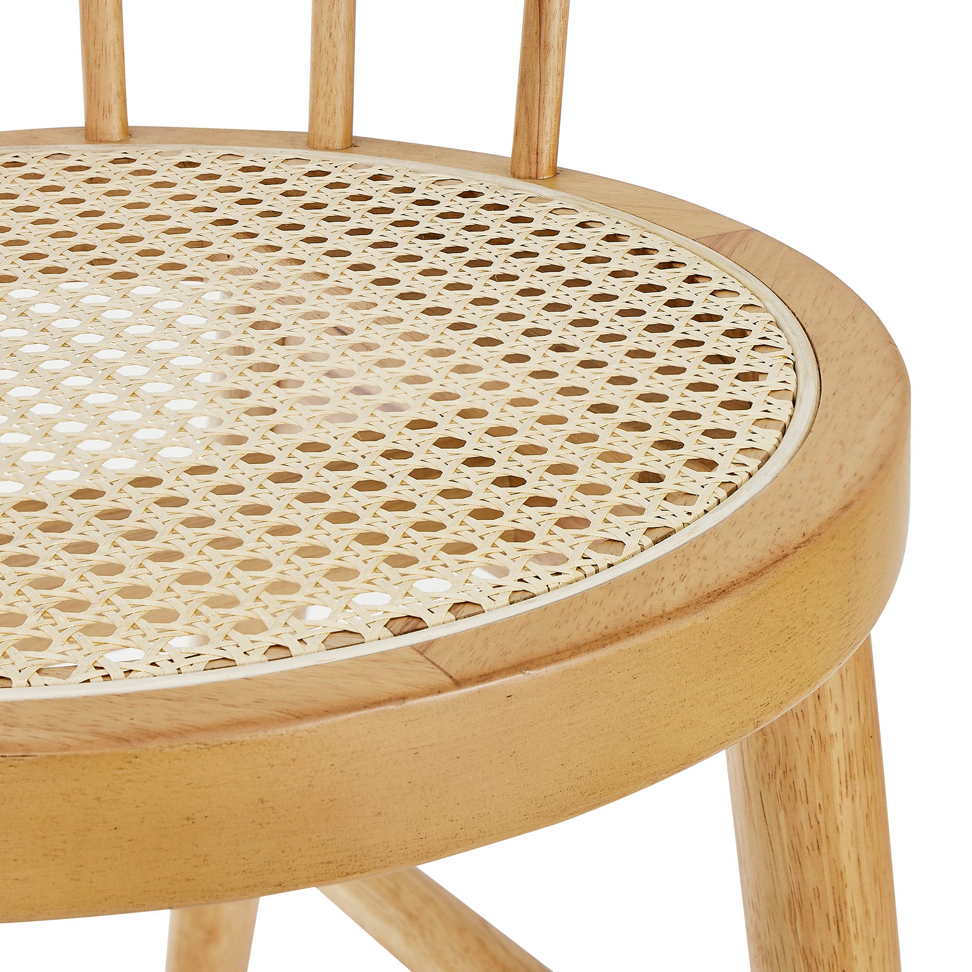 Lykke Curved Spindle Back Dining Chairs Set of 2