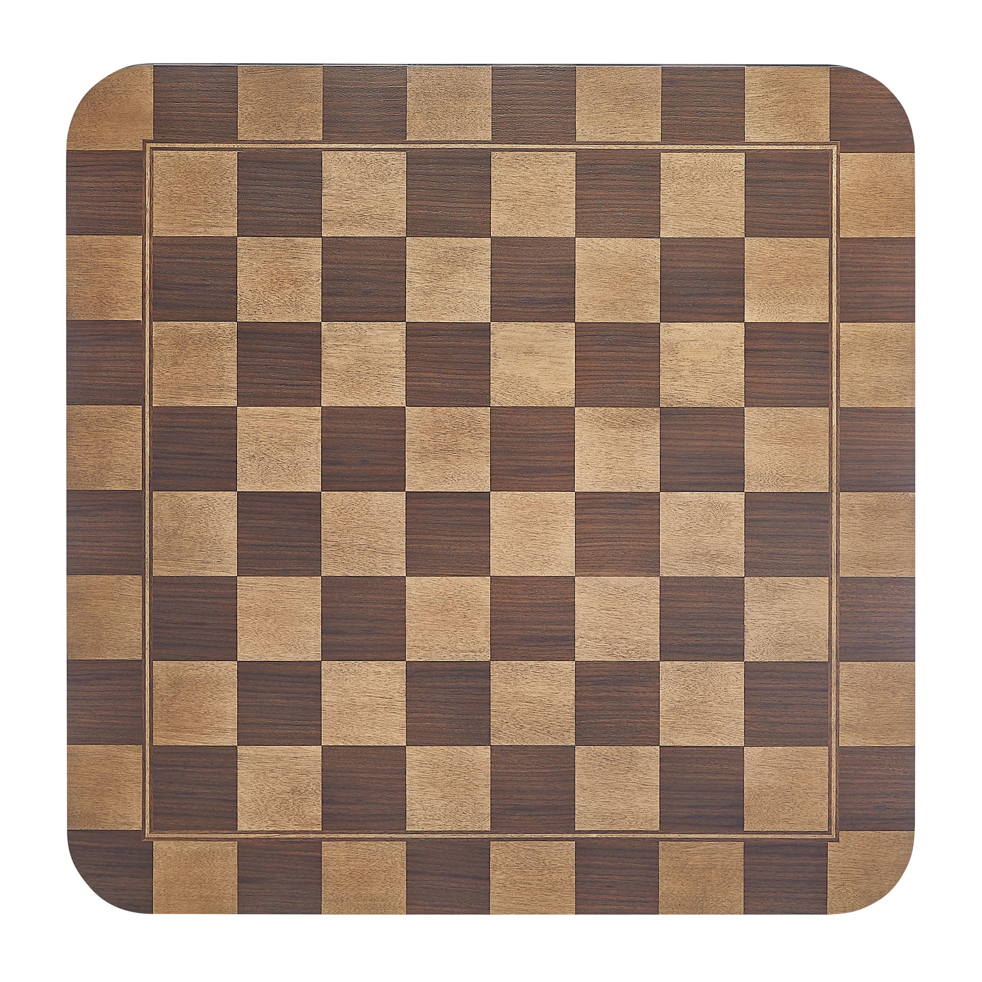 Oscar 36 Inch Square Checkered Dining Table