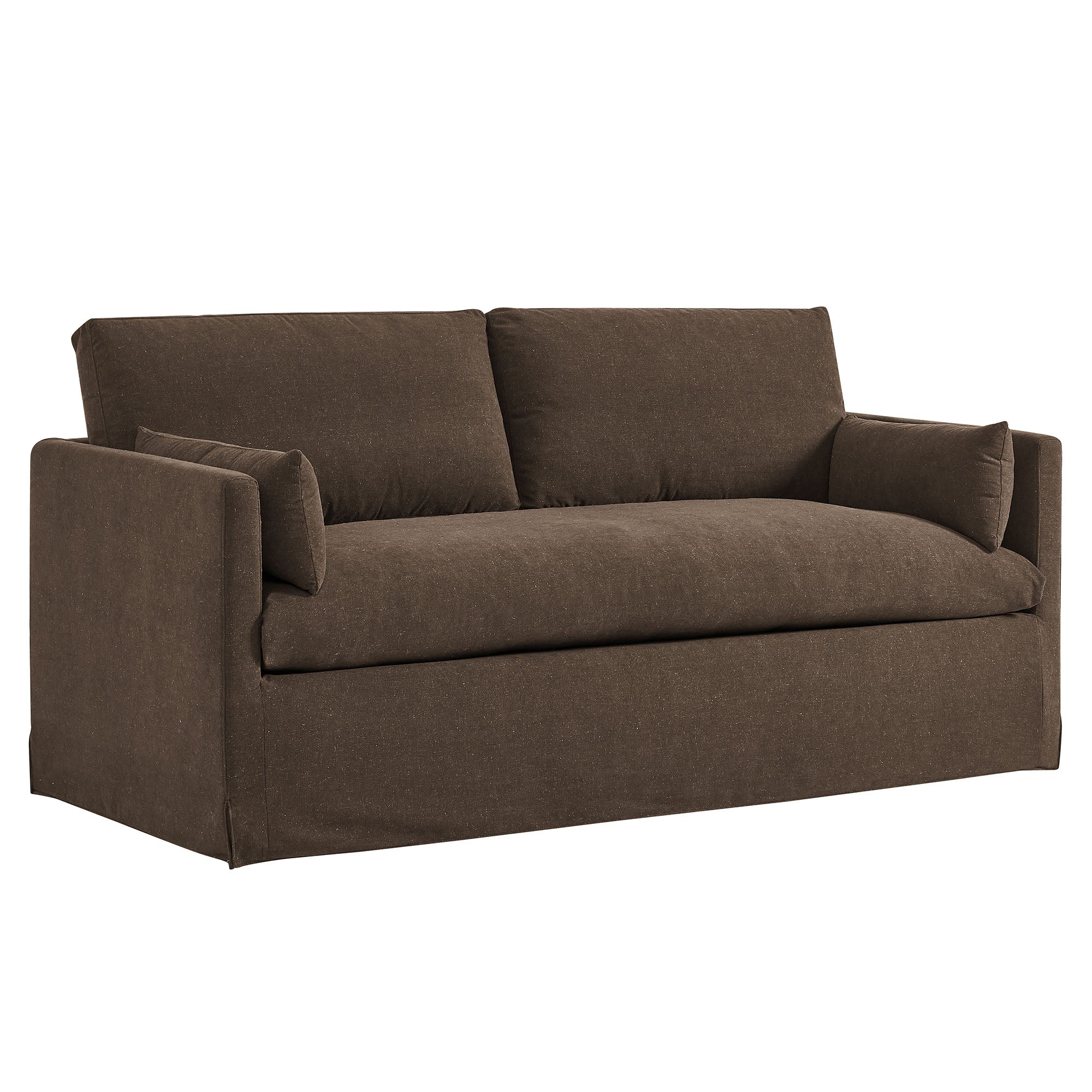 Wellfleet Slipcovered Linen-Blend Loveseat