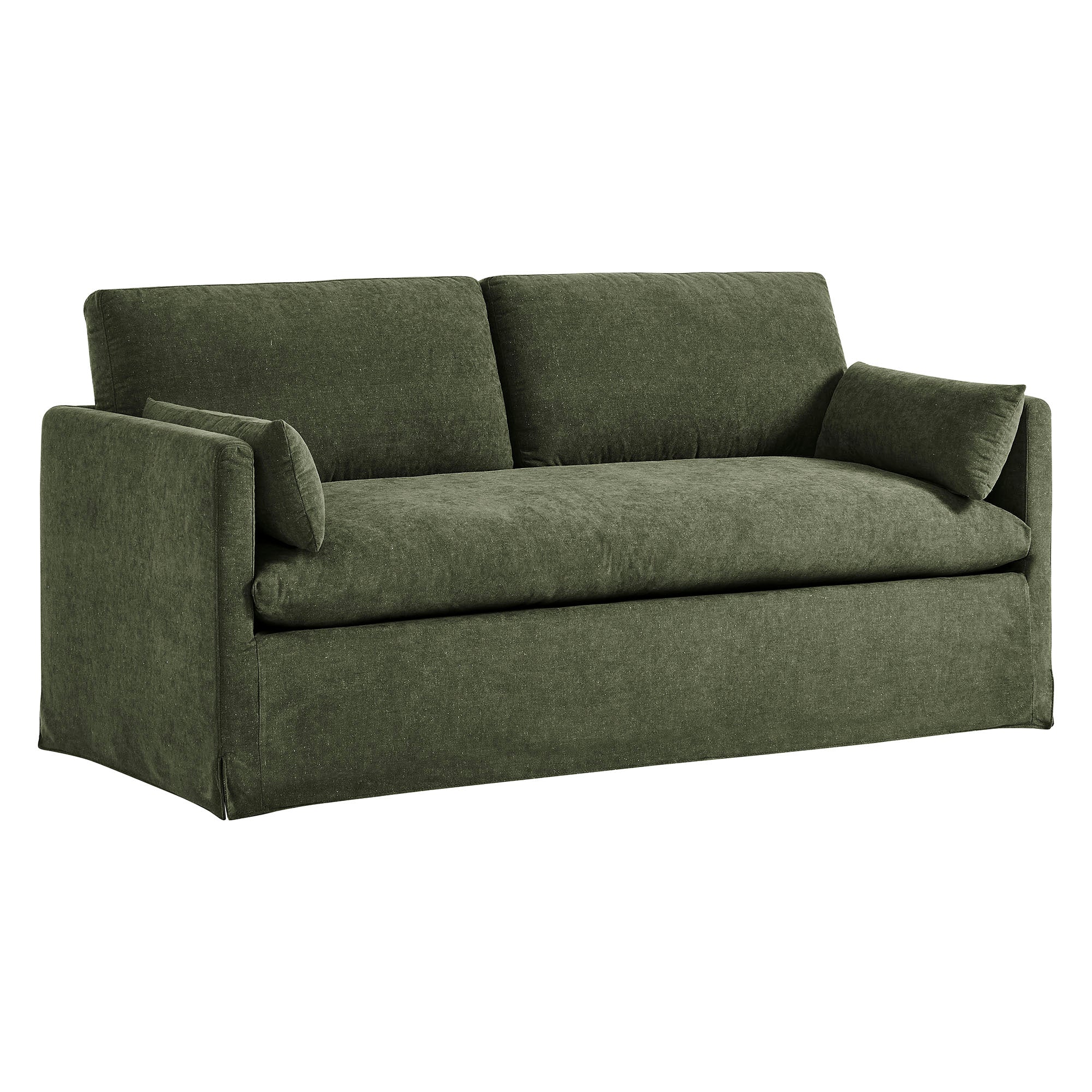 Wellfleet Slipcovered Linen-Blend Loveseat