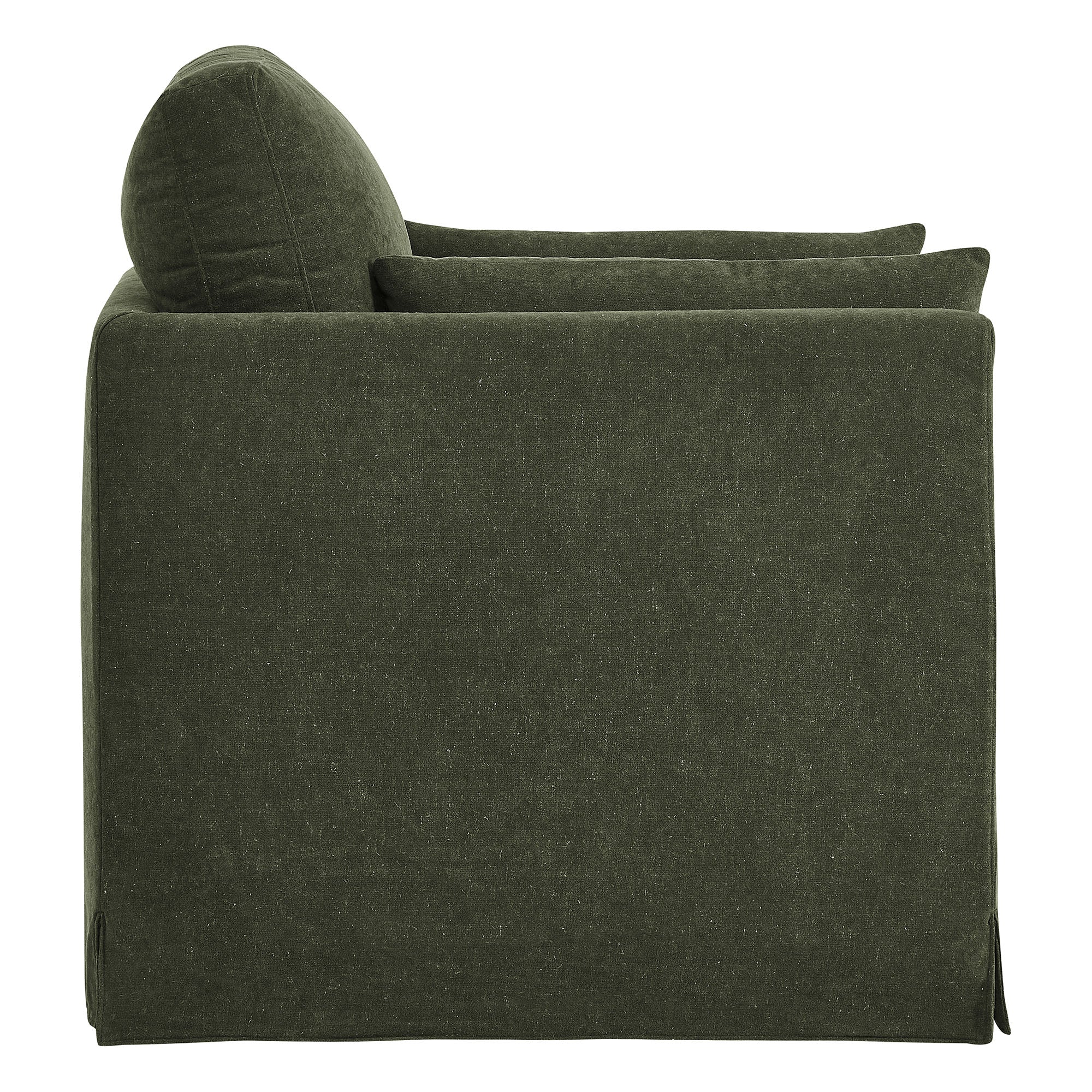 Wellfleet Slipcovered Linen-Blend Armchair