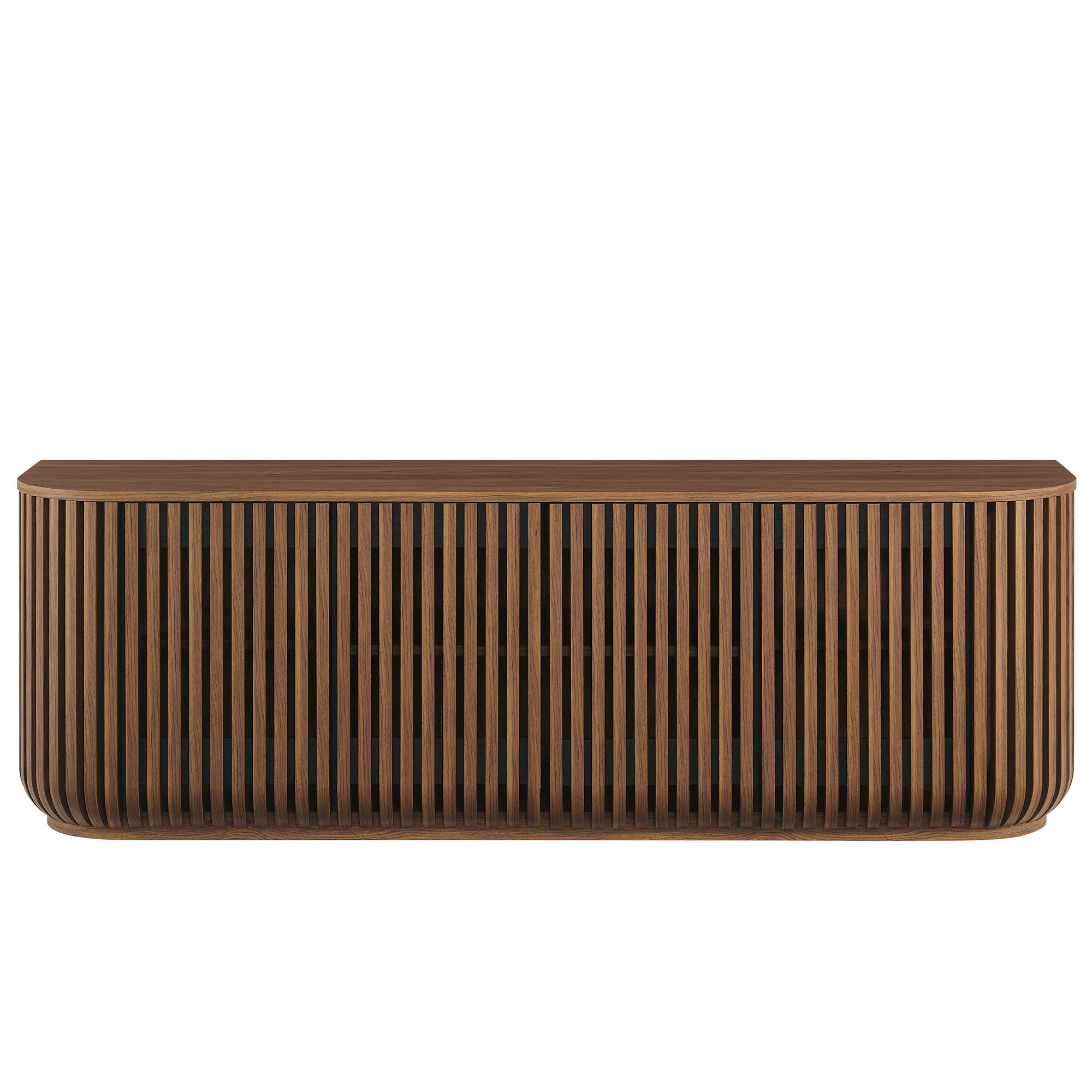 Fortitude 75" Curved Sideboard Storage Cabinet