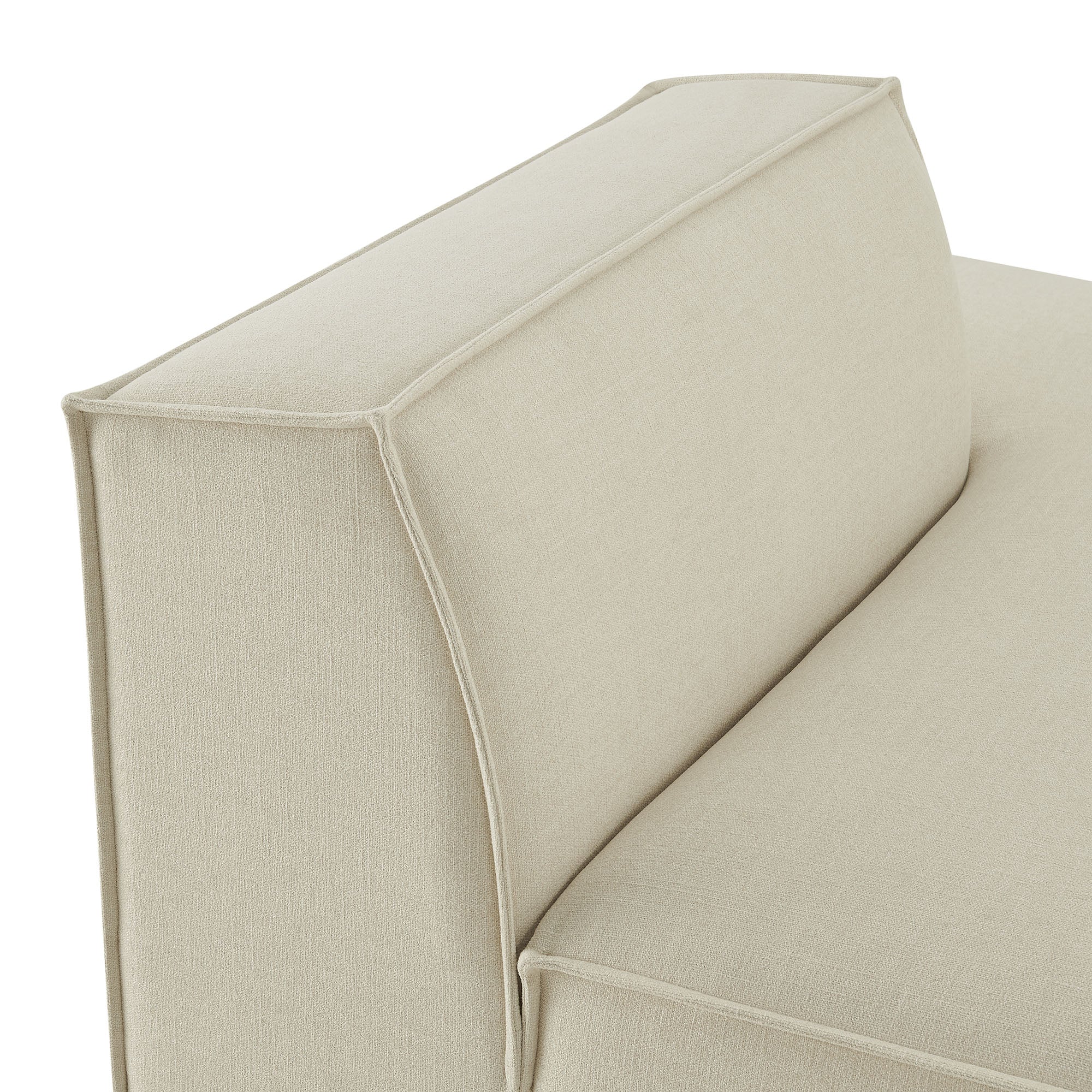 Restore Performance Fabric Upholstered Right-Facing Armless Modular Chaise