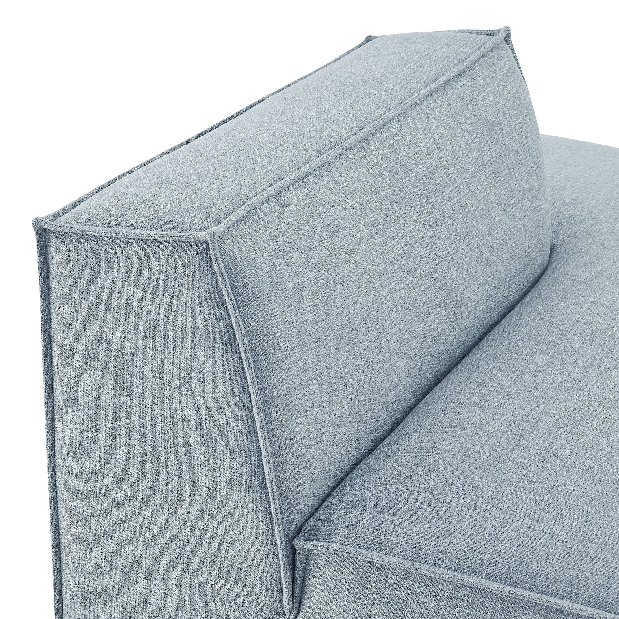 Restore Performance Fabric Upholstered Right-Facing Armless Modular Chaise