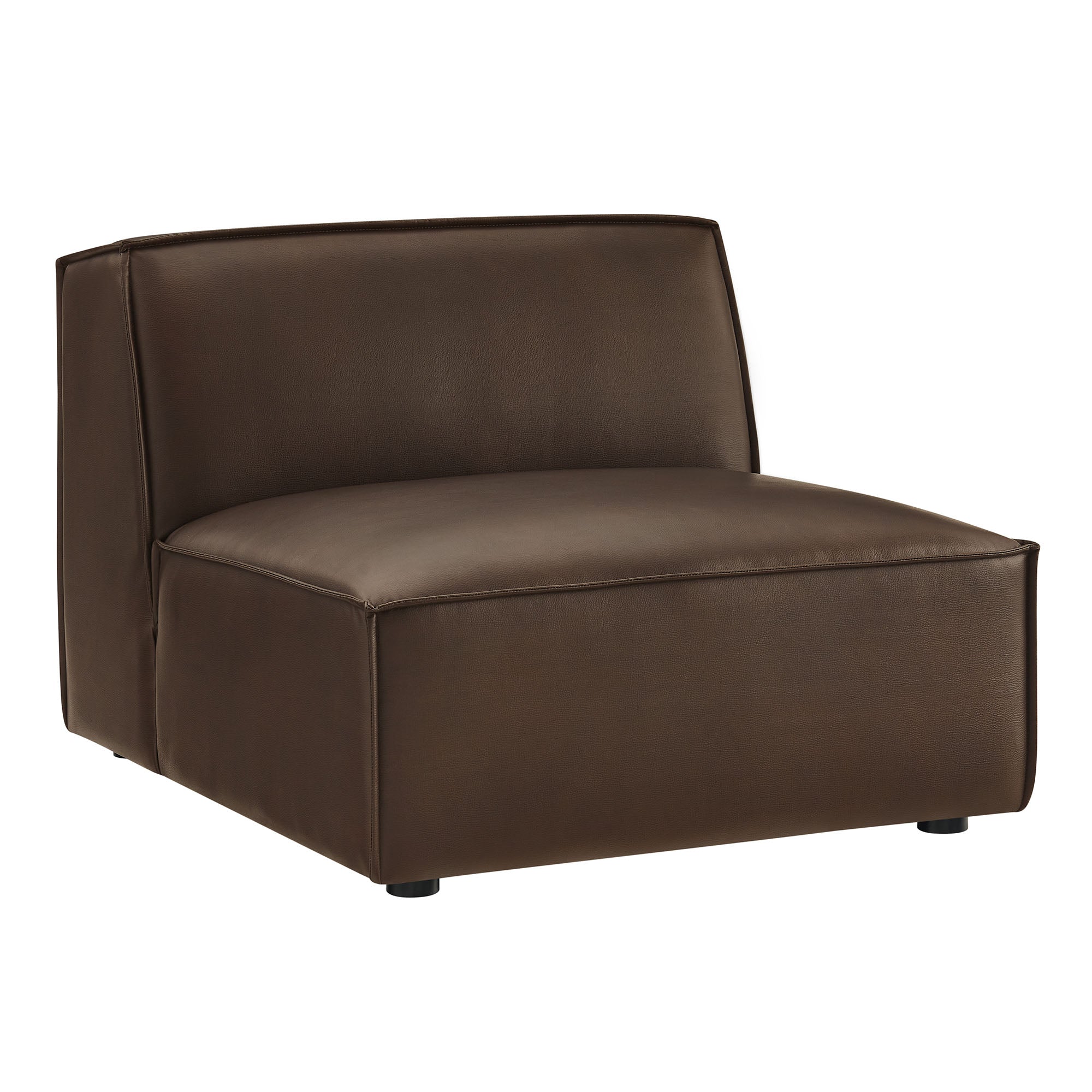 Restore Vegan Leather Armless Modular Chair
