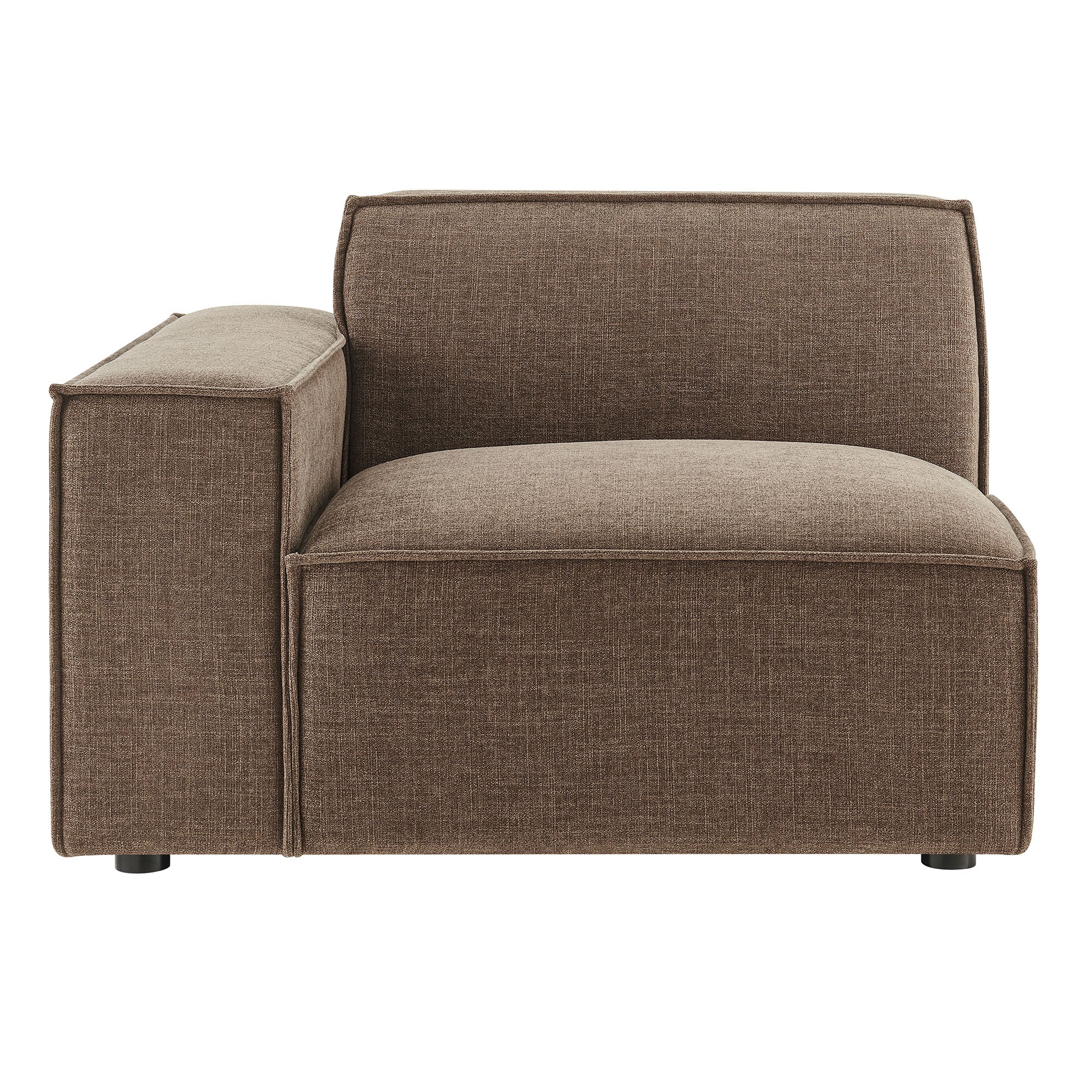 Restore Performance Fabric Upholstered Left-Facing Modular Lounge Chair