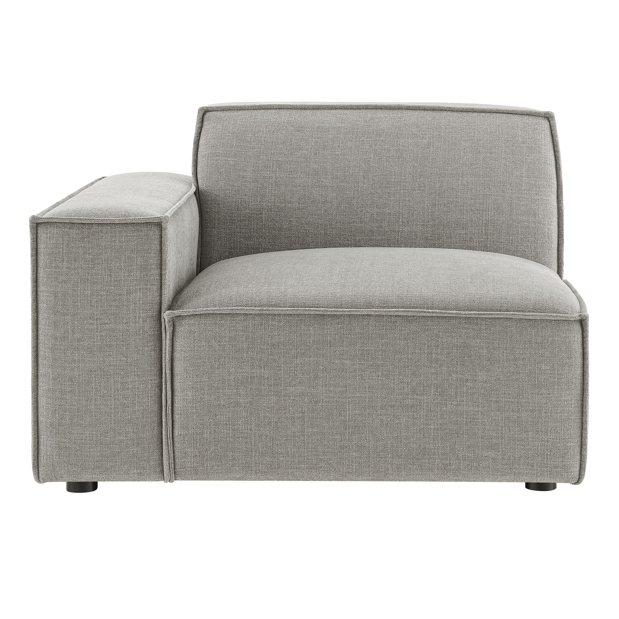 Restore Performance Fabric Upholstered Left-Facing Modular Lounge Chair