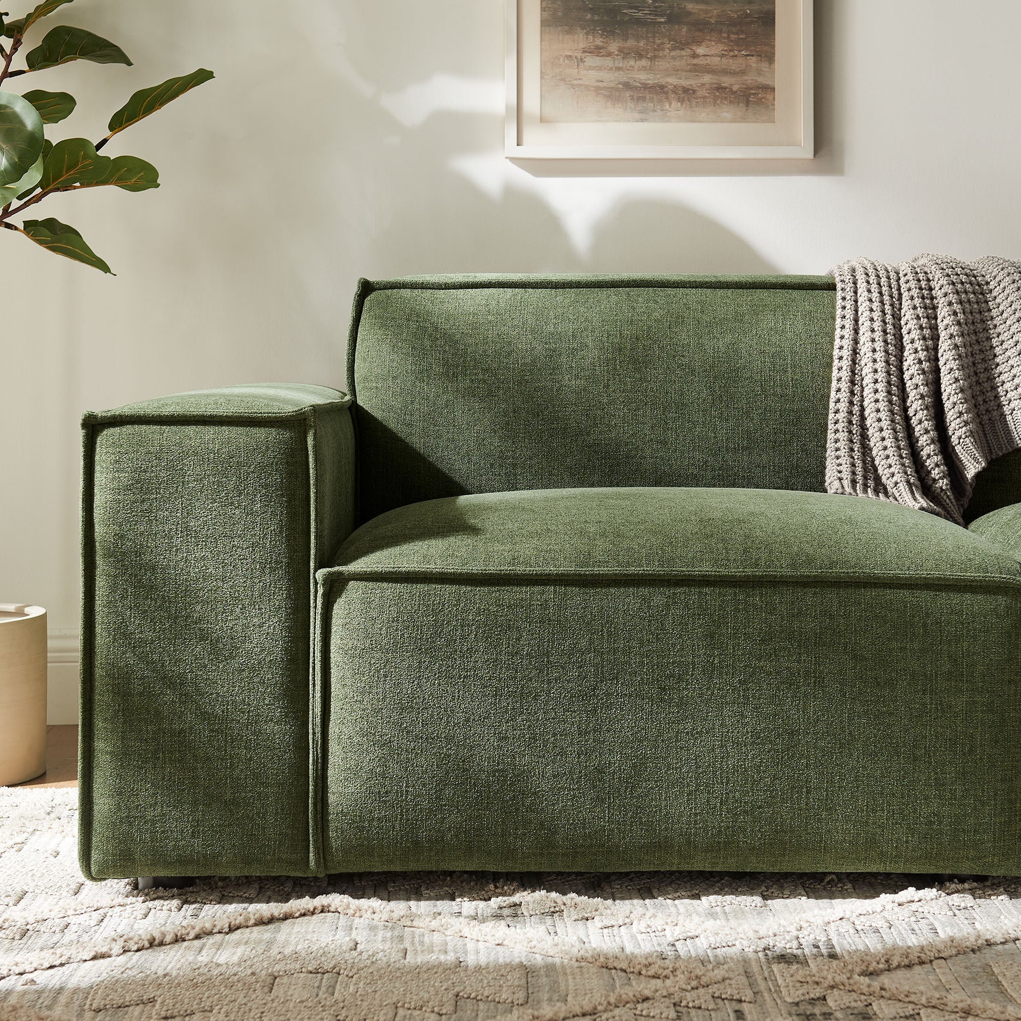 Restore 2-Piece Performance Fabric Upholstered Modular Loveseat