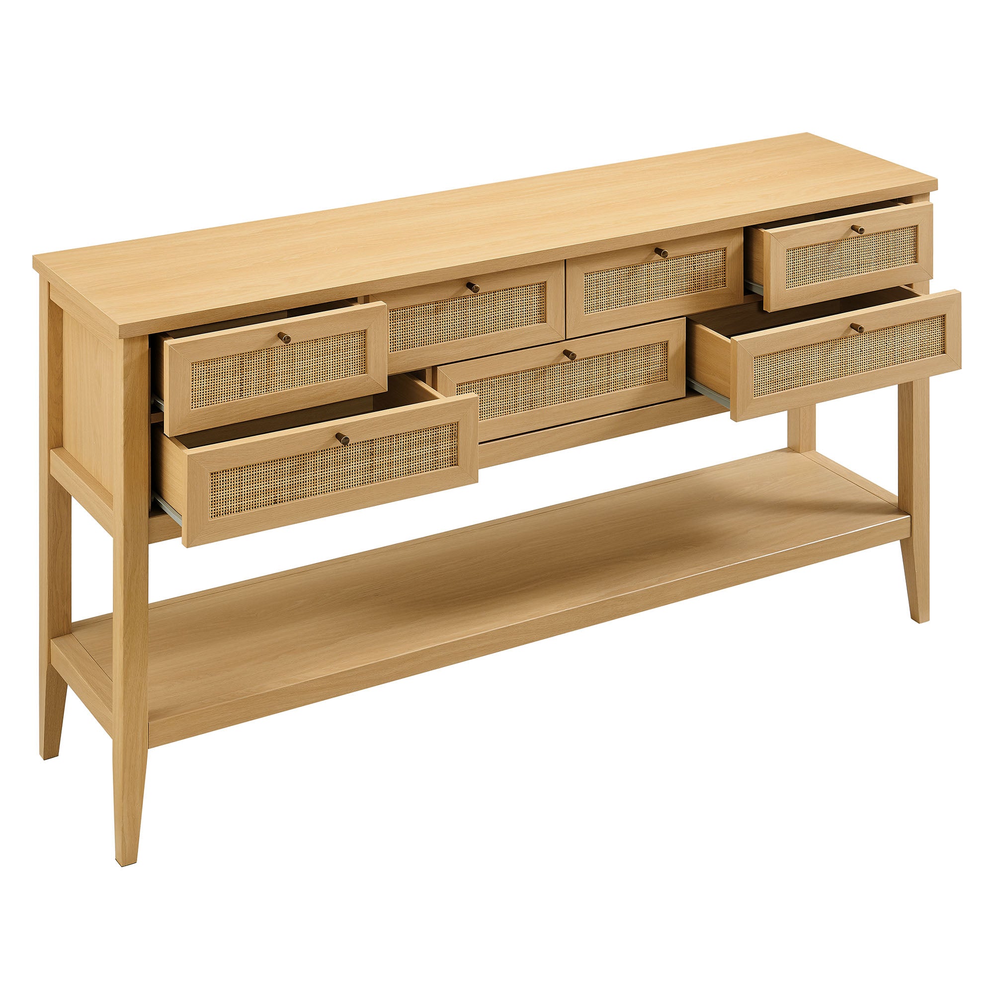 Soma 62 Inch Rattan Console Table | Modway Furniture