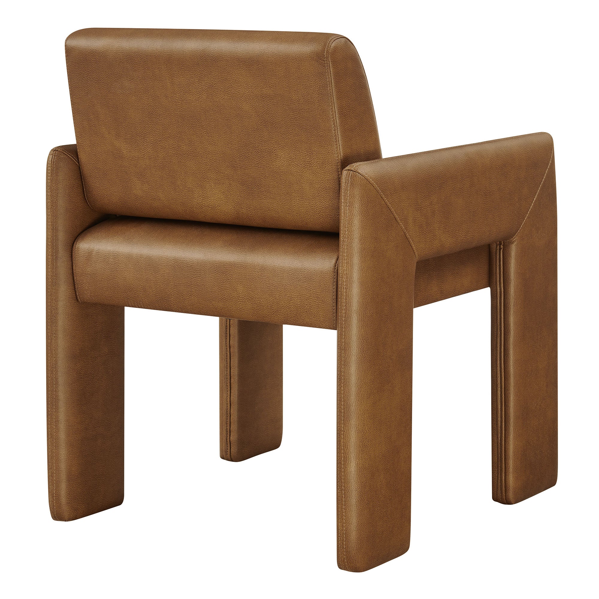 Daven Vegan Leather Dining Armchair