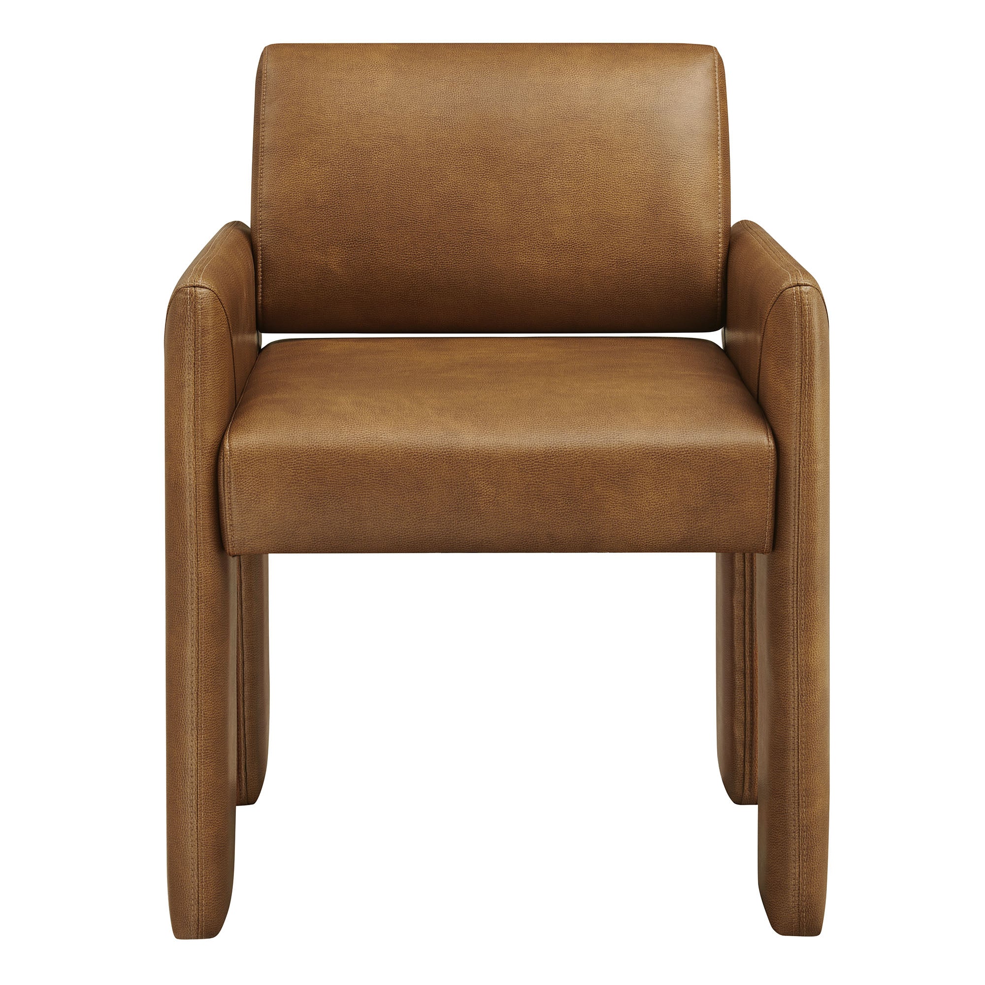 Daven Vegan Leather Dining Armchair