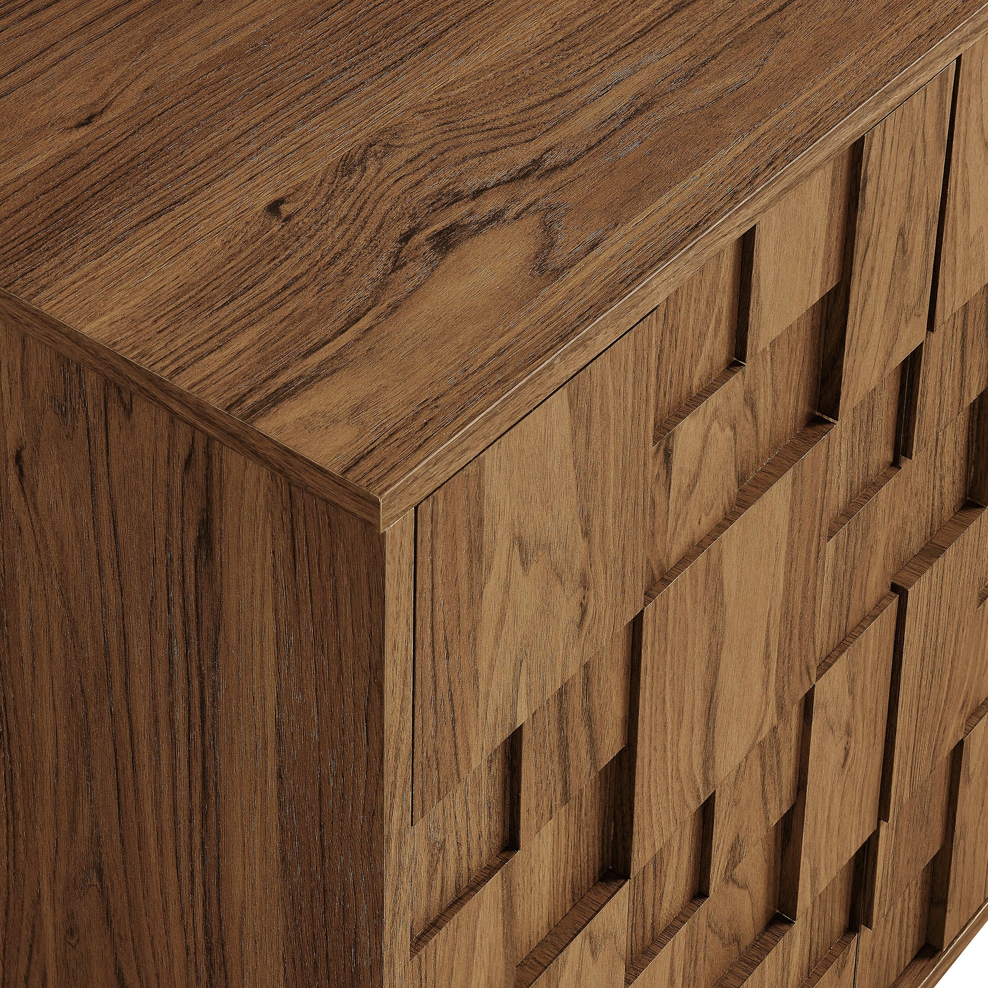 Owen 59 Inch 4 Door Geometric Sideboard
