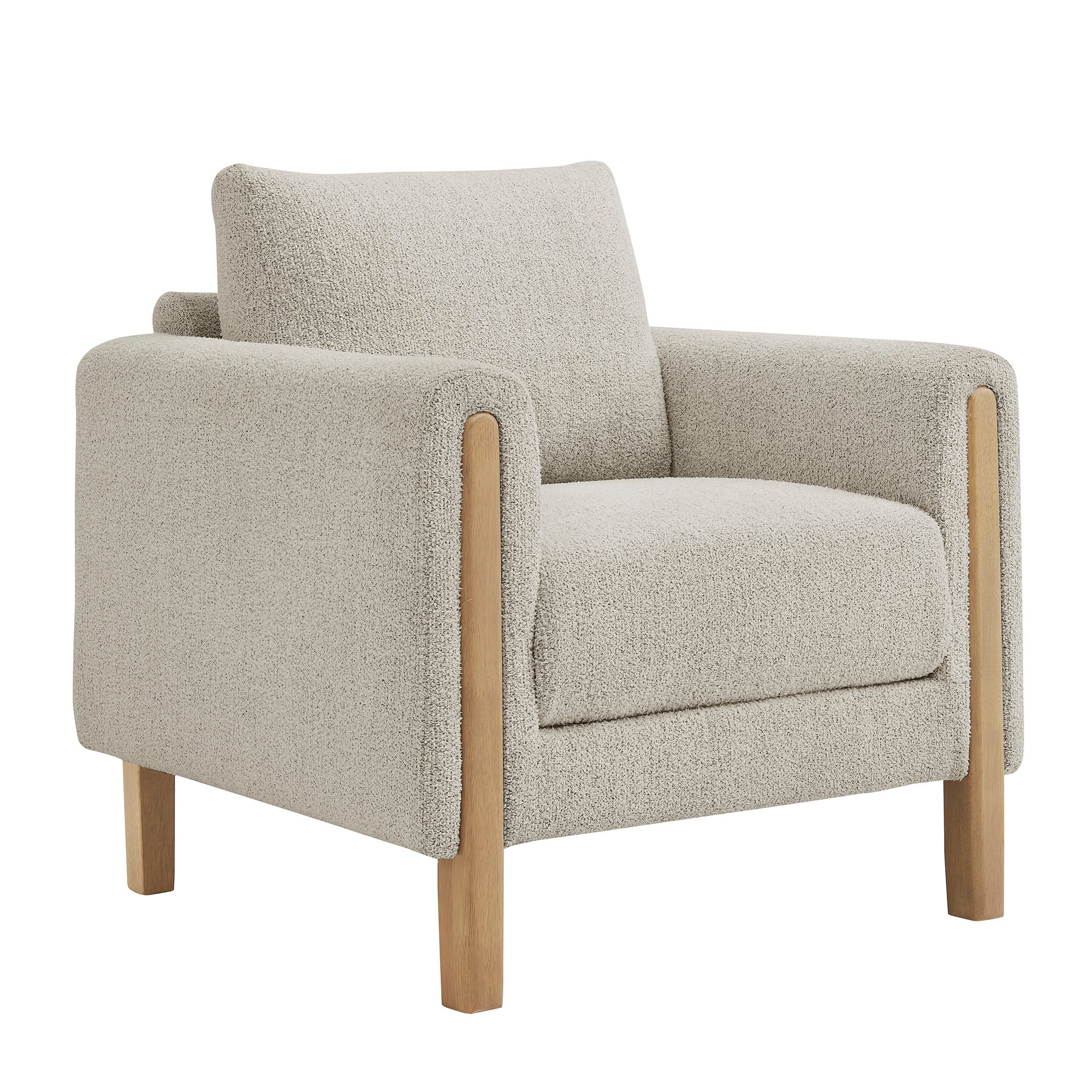 Hawken Boucle Fabric Accent Armchair