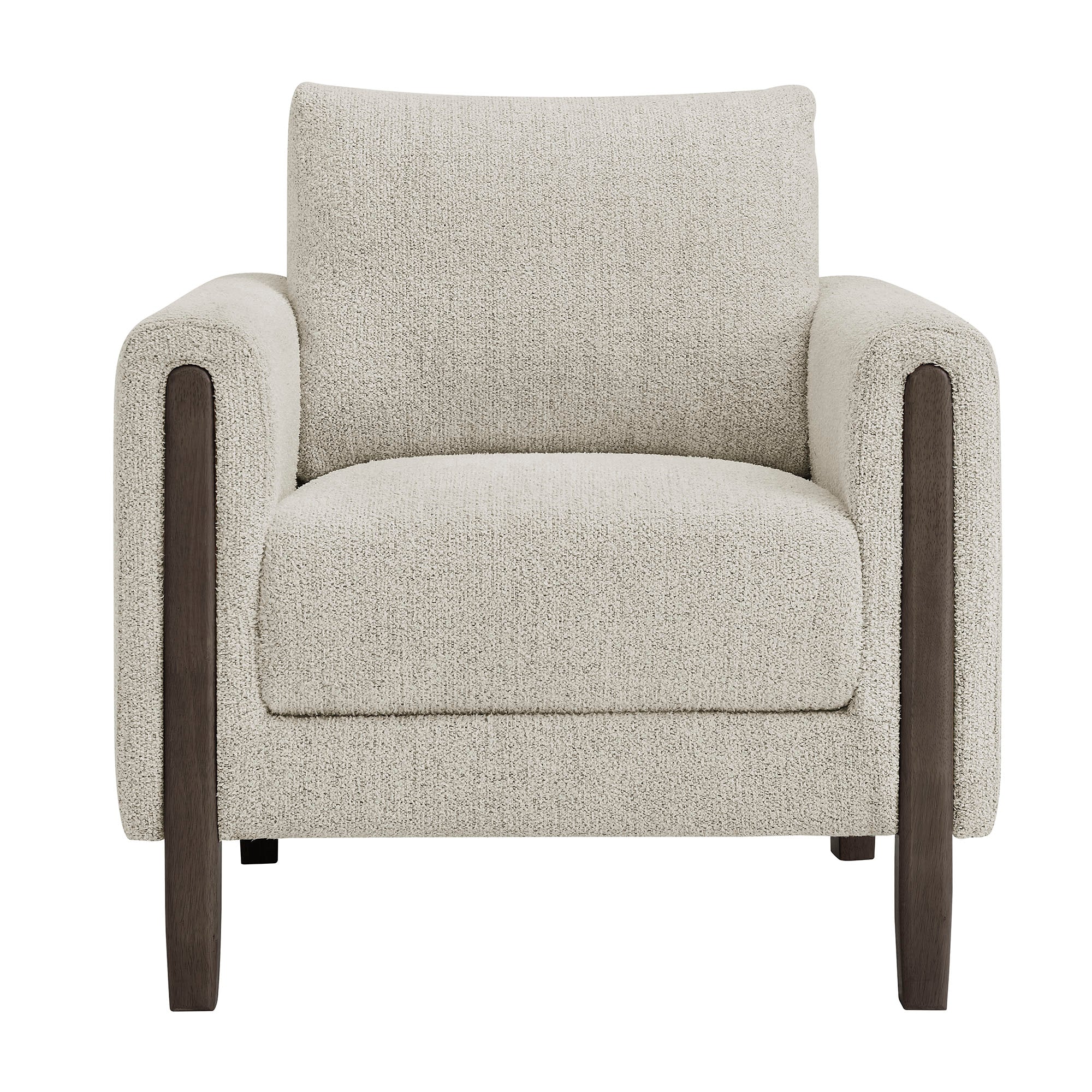 Hawken Boucle Fabric Accent Armchair
