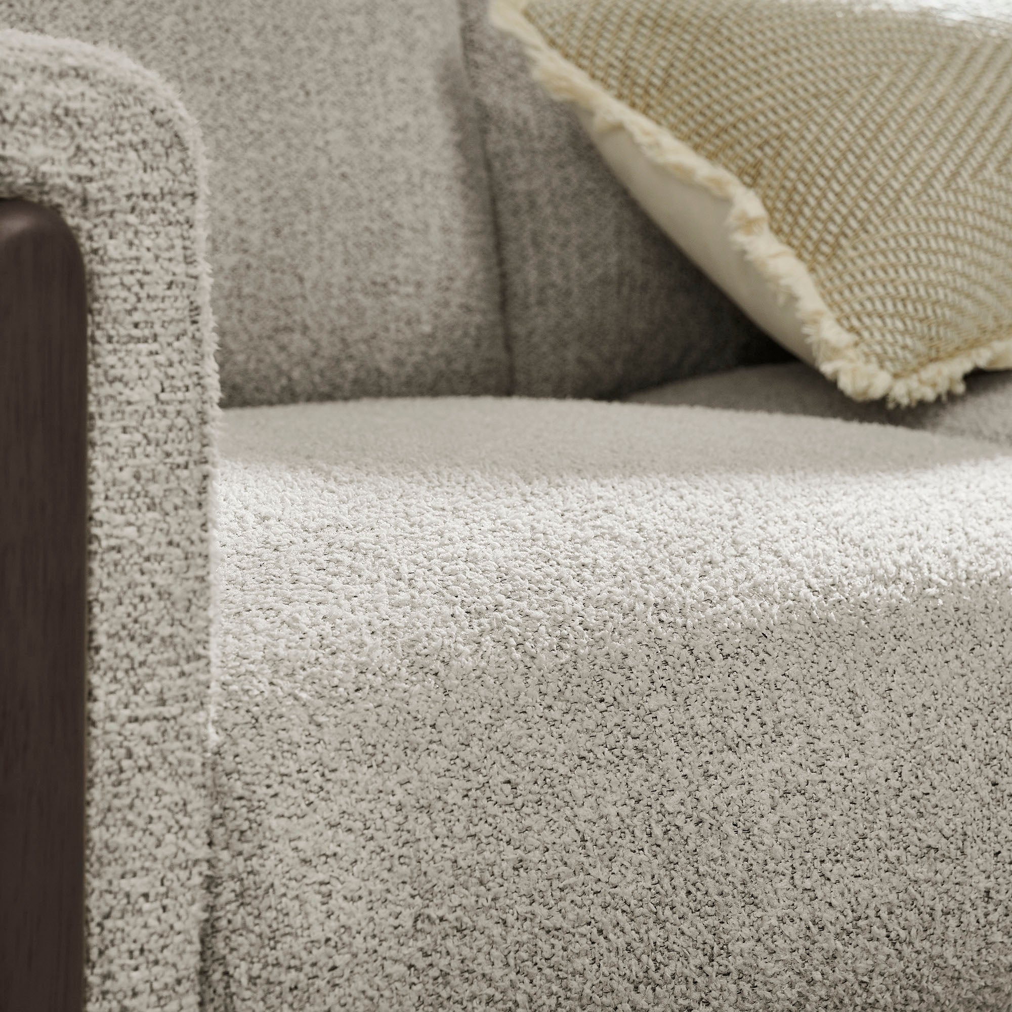 Hawken Boucle Fabric Accent Armchair