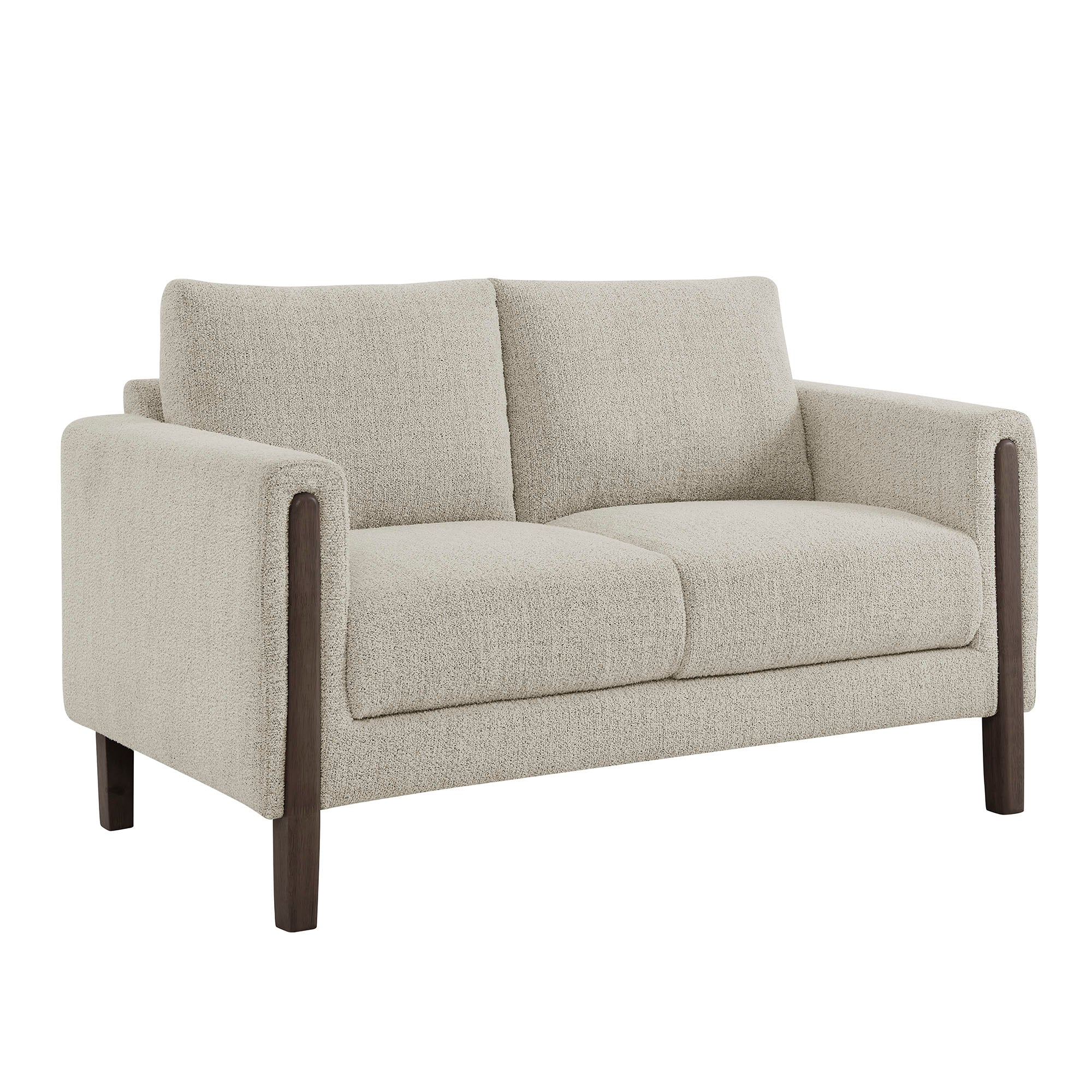 Hawken Boucle Fabric Loveseat