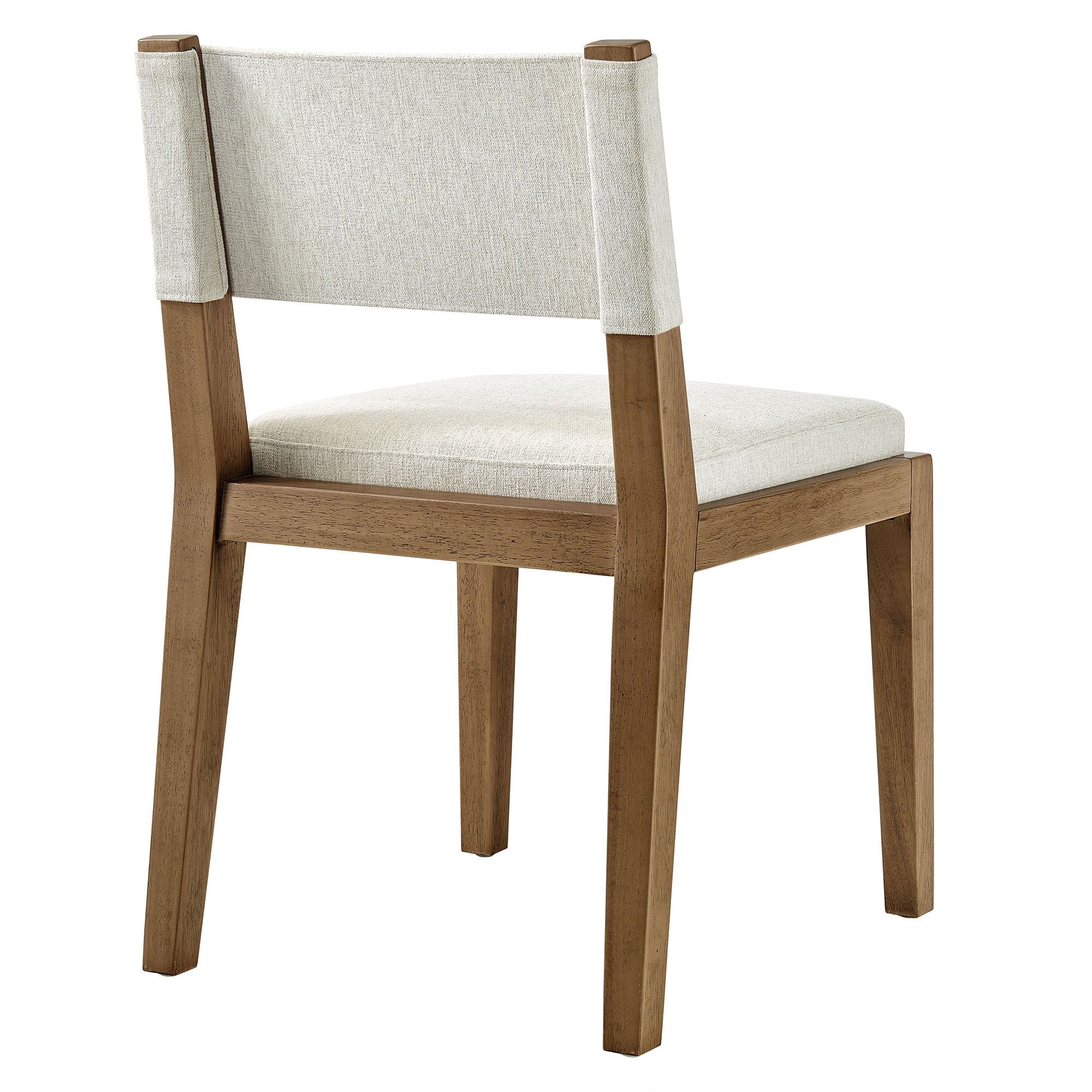 Calder Fabric Upholstered Wood Armless Dining Chair