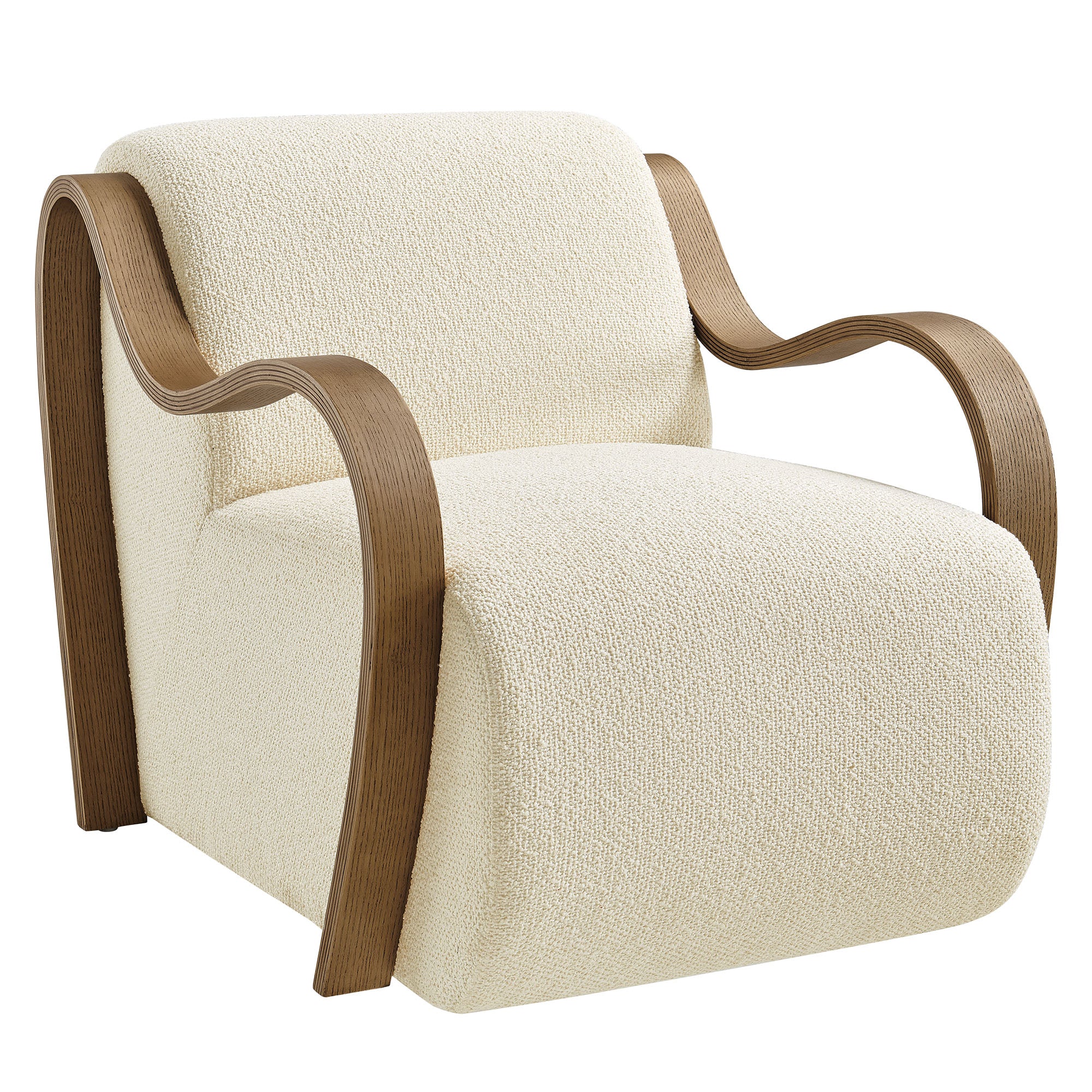 Atrium Lattice Boucle Accent Armchair